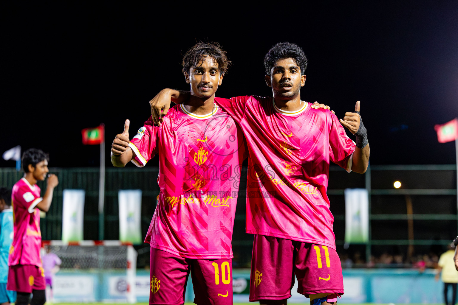 Day 2 of Laamehi Dhiggaru Ekuveri Futsal Challenge 2026 was held on Monday, 27th July 2026, at Dhiggaru Futsal Ground, Dhiggaru, Maldives Photos: Nausham Waheed / images.mv