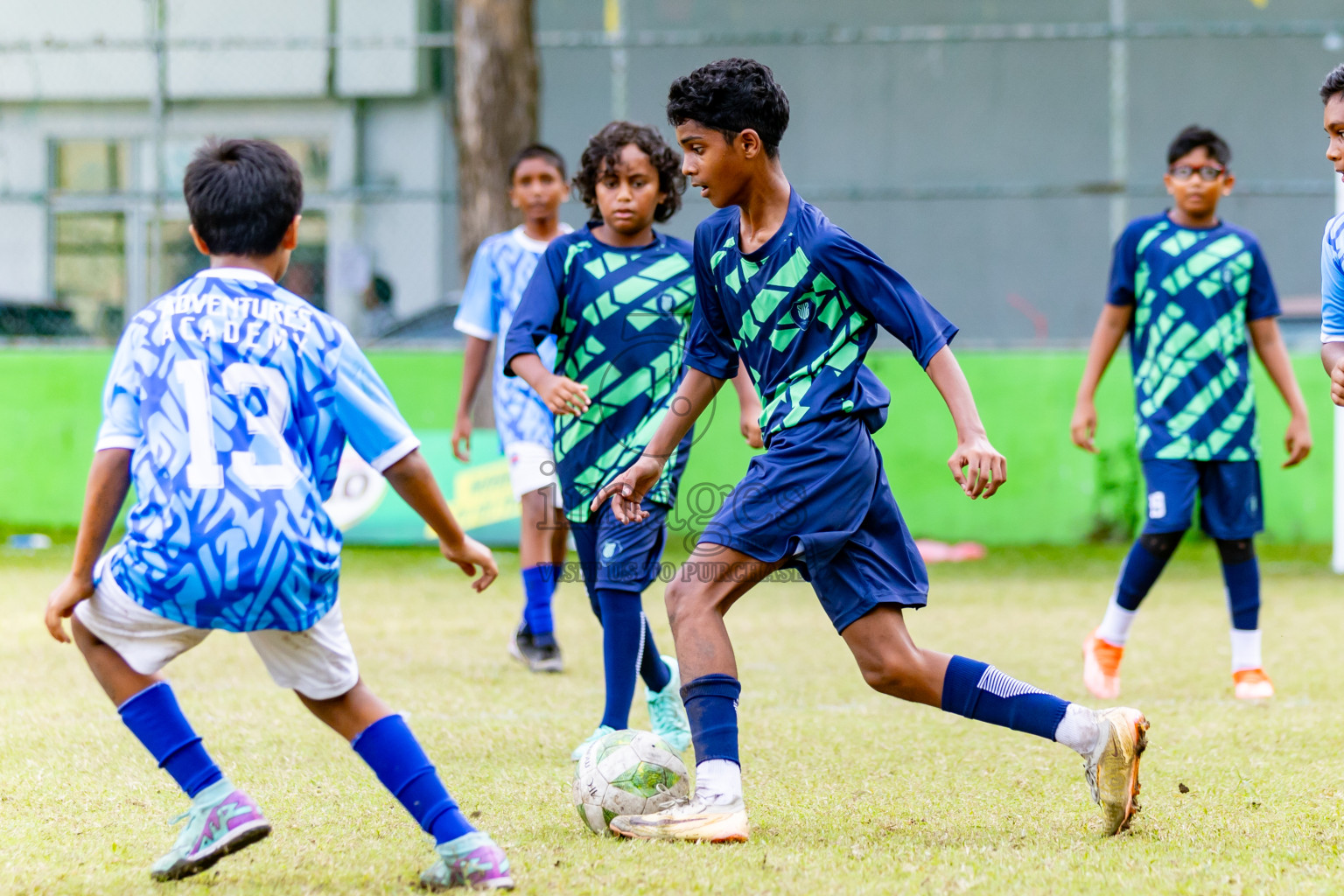 Day 1 of MILO Academy Championship 2024 - U12 was held at Henveiru Grounds in Male', Maldives on Sunday, 7th July 2024. Photos: Nausham Waheed / images.mv