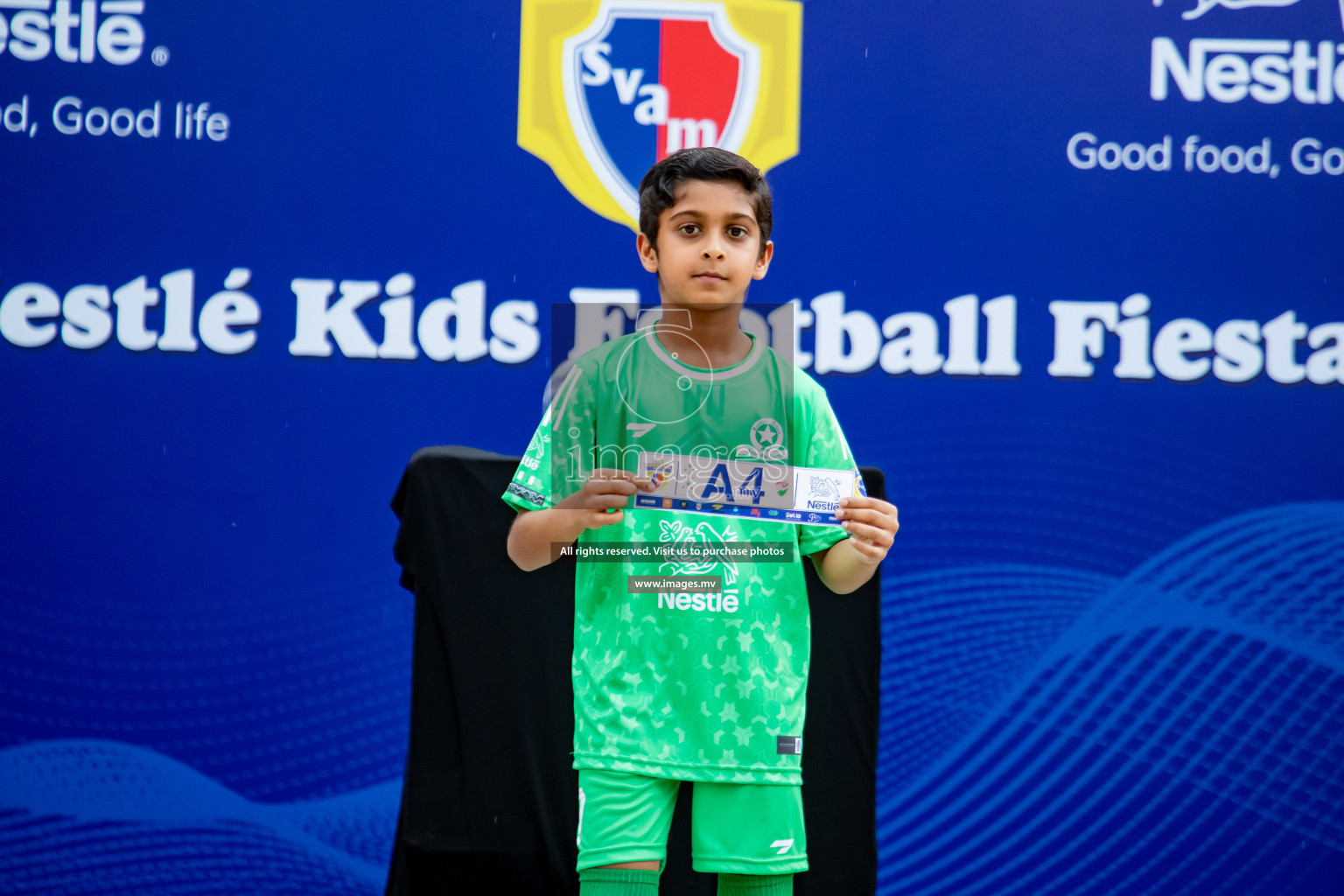 Draw Ceremony of Nestle' Kids Football Fiesta 2023 held in Artificial Beach, Male', Maldives on Saturday, 7th October 2023