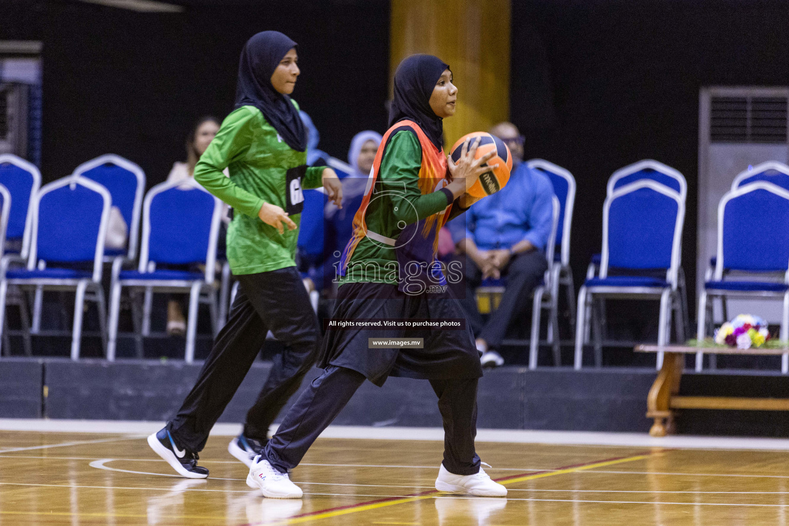 Day7 of 24th Interschool Netball Tournament 2023 was held in Social Center, Male', Maldives on 2nd November 2023. Photos: Nausham Waheed / images.mv