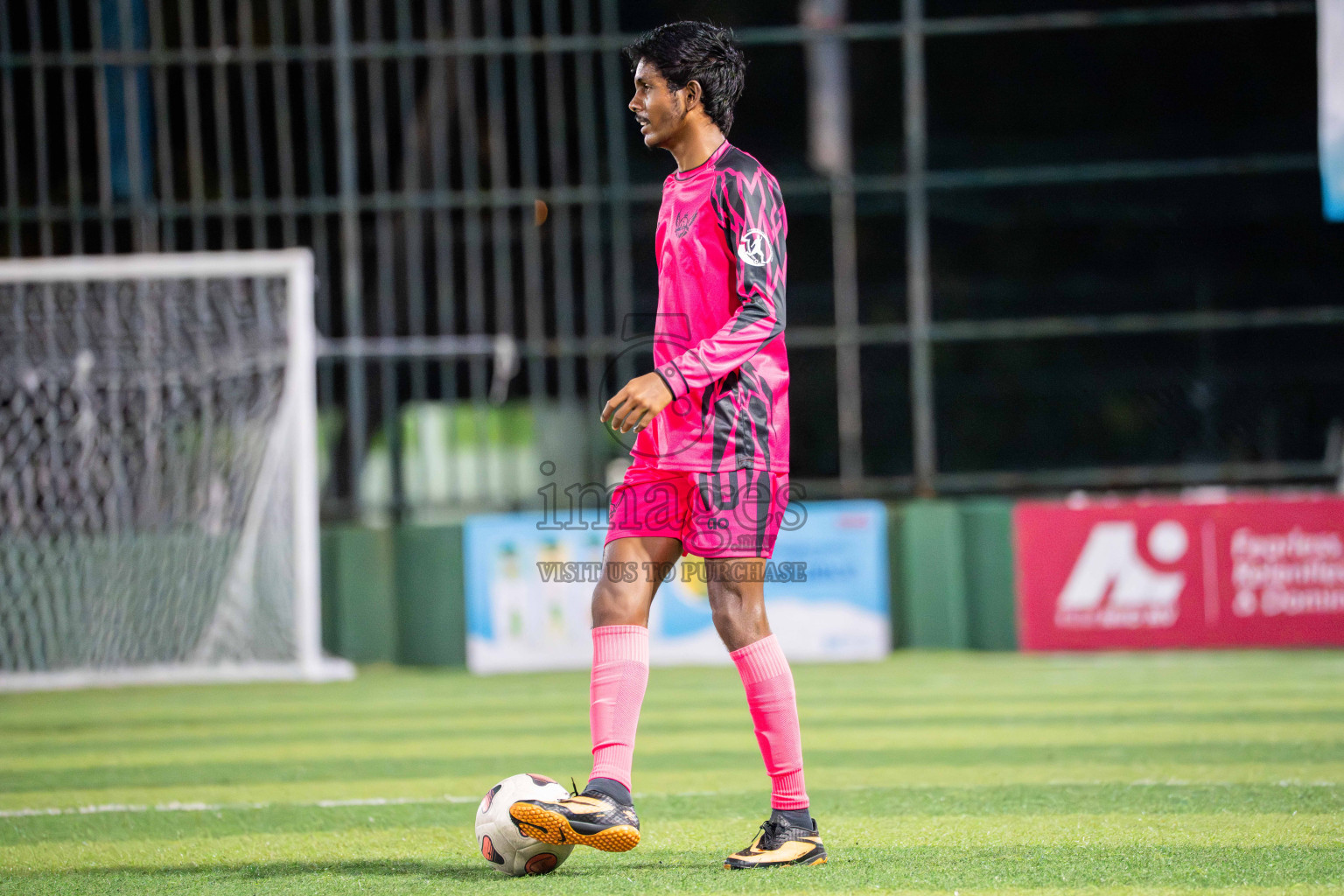 BG SC VS Goalhians in Day 3 - Fonadhoo Youth Futsal Challenge 2025 held in Fonadhoo Futsal Stadium, L. Fonadhoo, Maldives on Tuesdat, 28th October 2025 Photos: Arif Rasheed / images.mv