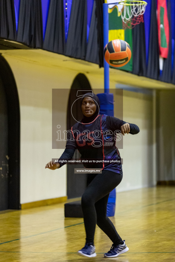 Xenith Sports Club vs Youth United Sports Club in the Milo National Netball Tournament 2022 on 18 July 2022, held in Social Center, Male', Maldives. Photographer: Shuu, Hassan Simah / Images.mv