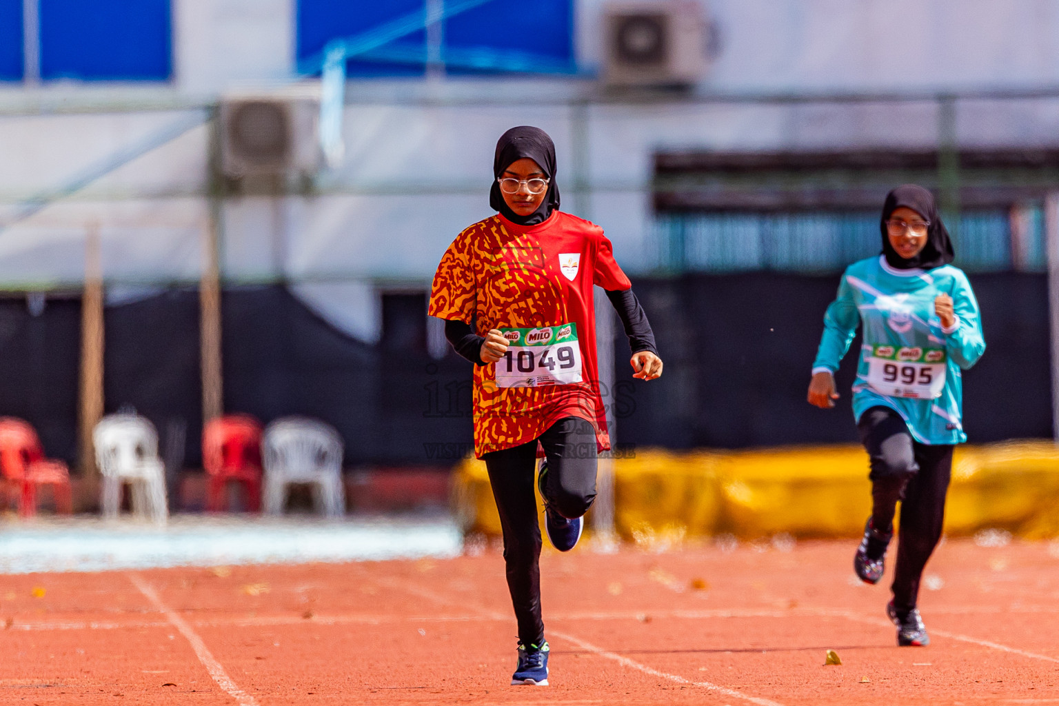Day 2 of Inter-school Athletics Championship 2025 held in Ekuveni Synthetic Track, Male', Maldives on Tuesday, 07th October 2025. Photos by: Areef Adam / Images.mv