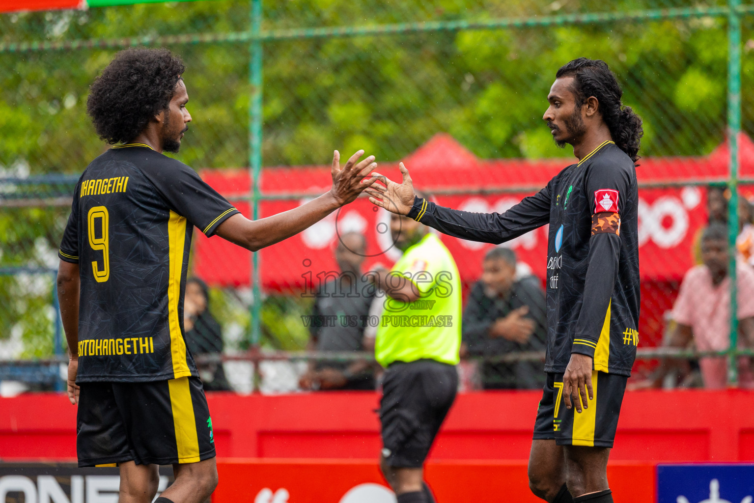 ADh Dhangethi vs ADh Hangnaameedhoo in Day 10 of Golden Futsal Challenge 2025 was held on Tuesday, 14th January 2025, in Hulhumale', Maldives Photos: Shuu Abdul Sattar / images.mv