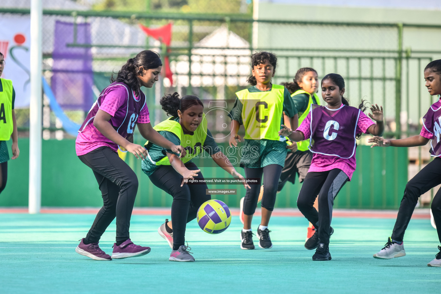 Day 7 of Junior Netball Championship 2022 on 11th March 2022 held in Male', Maldives. Photos by Nausham Waheed