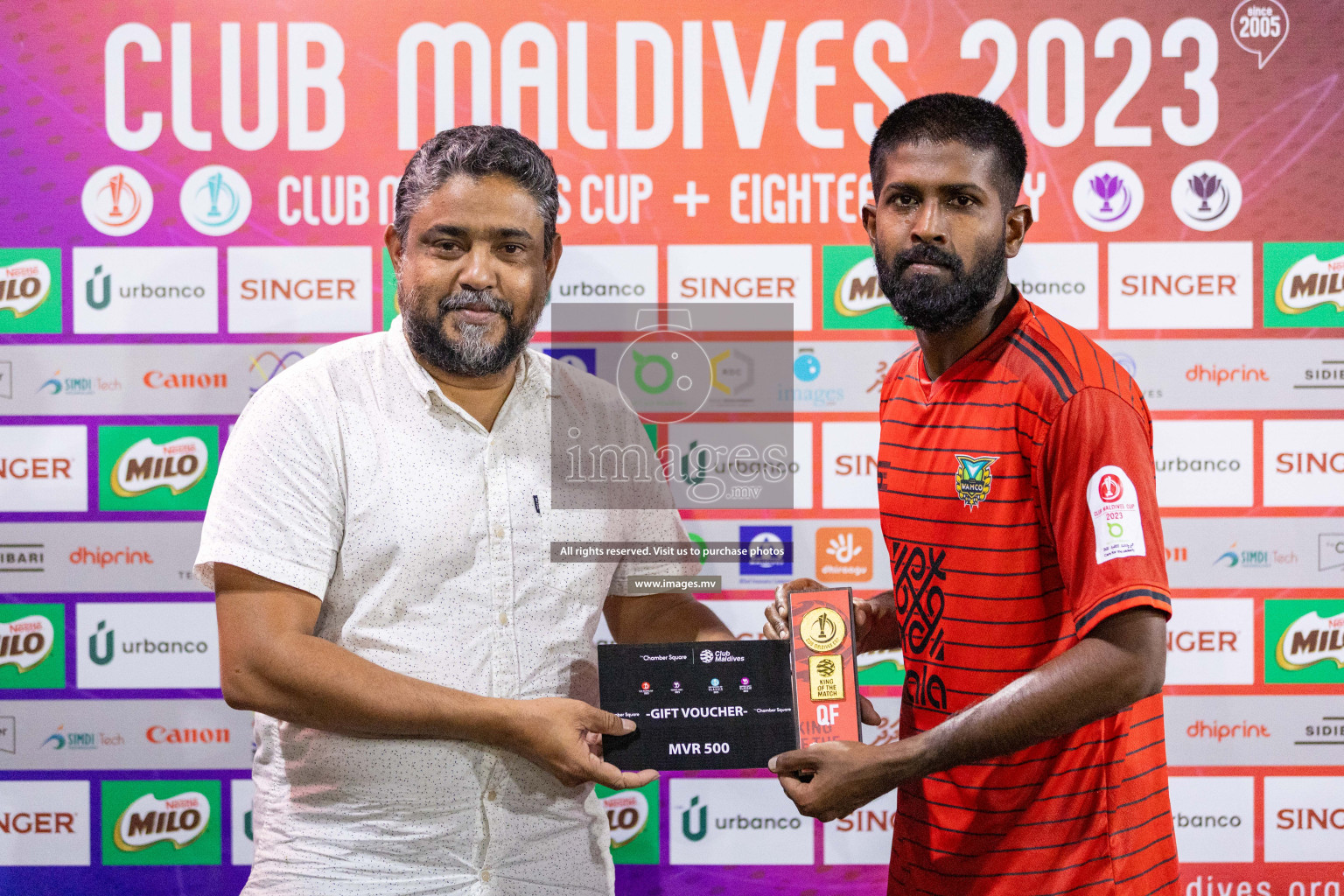 URBANCO vs WAMCO in Quarter Final of Club Maldives Cup 2023 held in Hulhumale, Maldives, on Saturday, 12th August 2023 Photos: Nausham Waheed / images.mv