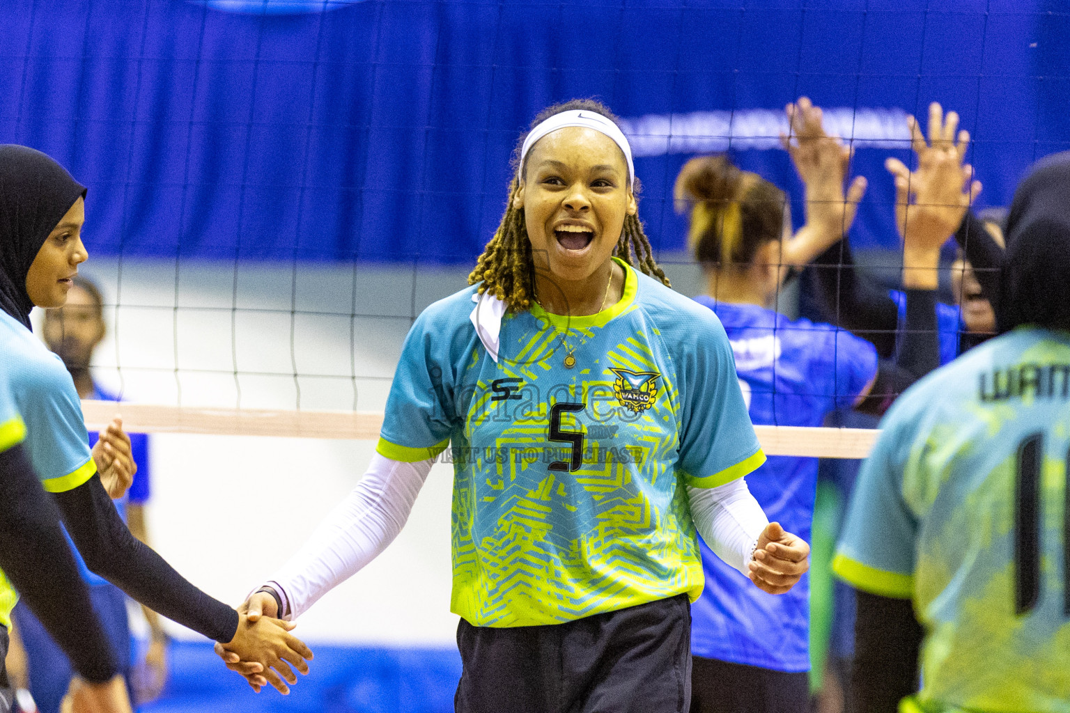 Final of Women's Division of Volleyball Association Cup 2023 held in Male', Maldives on Tuesday, 9th January 2024 at Social Center Indoor Hall Photos By: Nausham Waheed /images.mv