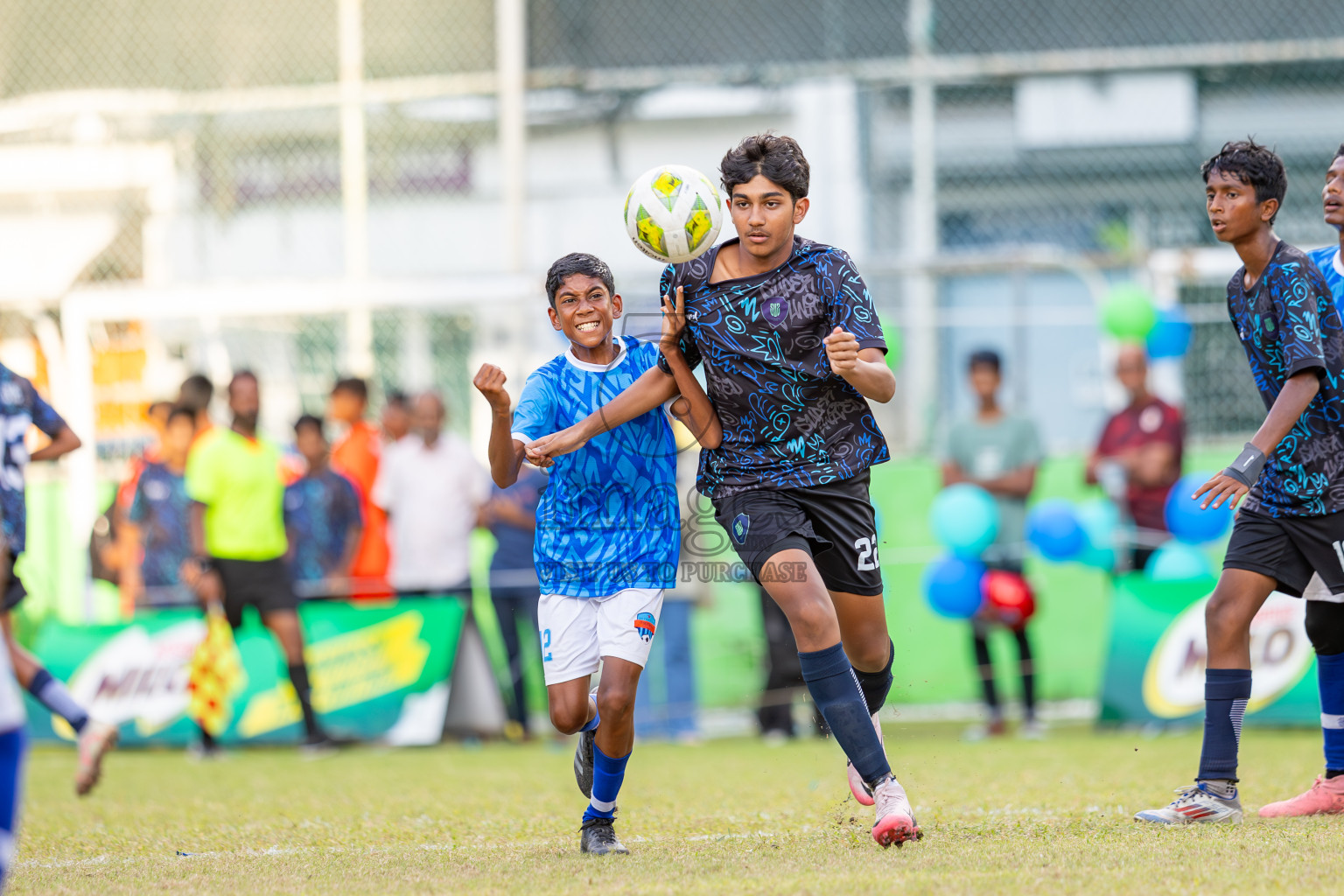 Day 4 of MILO Academy Championship 2024 (U-14) was held in Henveyru Stadium, Male', Maldives on Sunday, 3rd November 2024. Photos: Ismail Thoriq / Images.mv