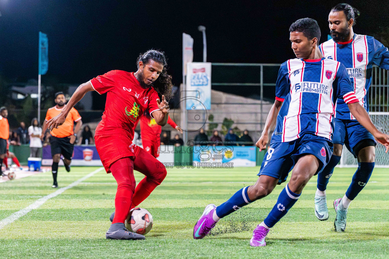 Kanmathi FC VS Maahinne United in Day 4 - Fonadhoo Youth Futsal Challenge 2025 held in Fonadhoo Futsal Stadium, L. Fonadhoo, Maldives on Wednesday, 29th October 2025 Photos: Arif Rasheed / images.mv