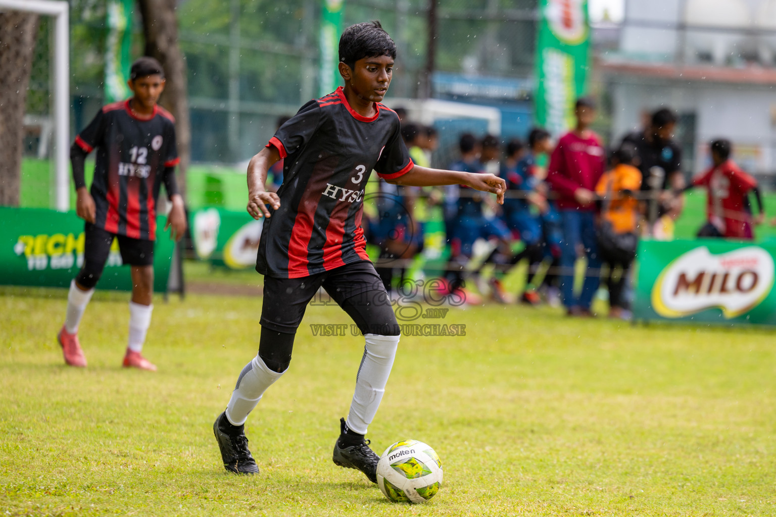 Day 1 of MILO Academy Championship 2025 (U-12) was held at Henveiru Stadium in Male', Maldives on Thursday, 1st May 2025. Photos: Ismail Thoriq / images.mv