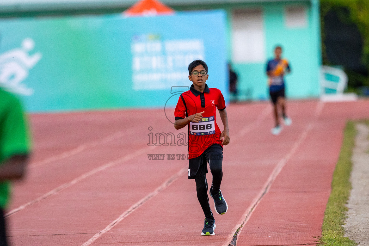 Day 1 of MWSC Interschool Athletics Championships 2024 held in Hulhumale Running Track, Hulhumale, Maldives on Saturday, 9th November 2024. Photos by: Ismail Thoriq / Images.mv