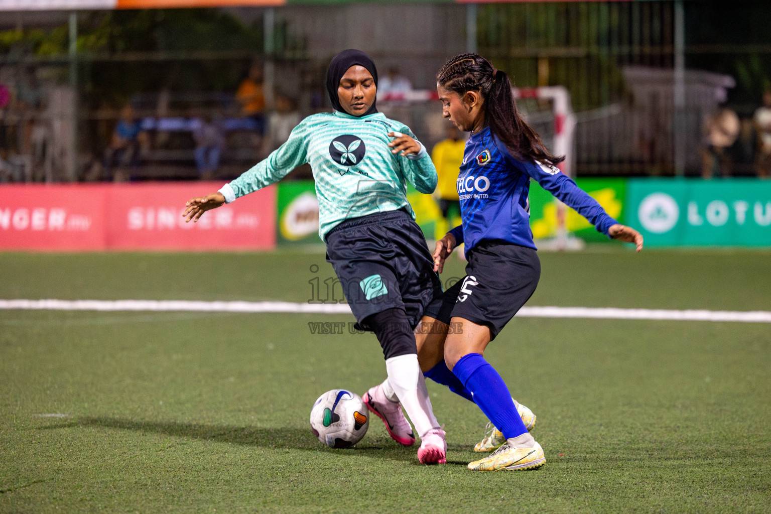 STELCO RECREATION CLUB vs TEAM DHARUMAVANTHA in Eighteen Thirty 2024 held in Rehendi Futsal Ground, Hulhumale', Maldives on Thursday, 5th September 2024. 
Photos: Hassan Simah / images.mv