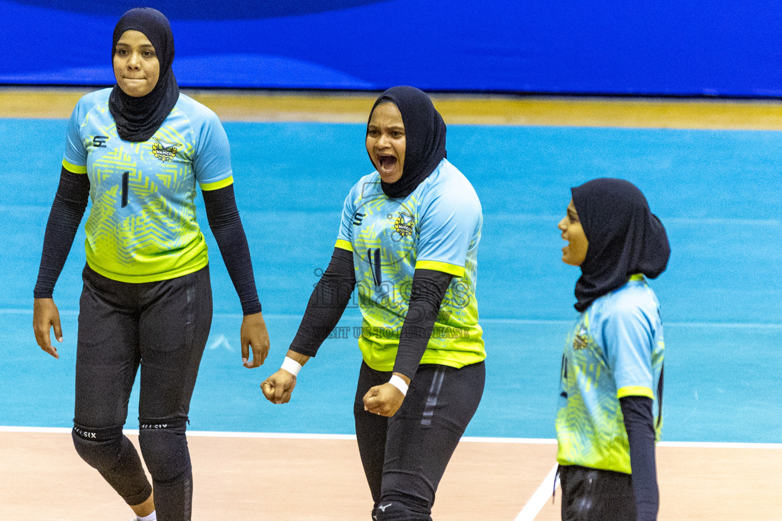 Final of Women's Division of Volleyball Association Cup 2023 held in Male', Maldives on Tuesday, 9th January 2024 at Social Center Indoor Hall Photos By: Nausham Waheed /images.mv