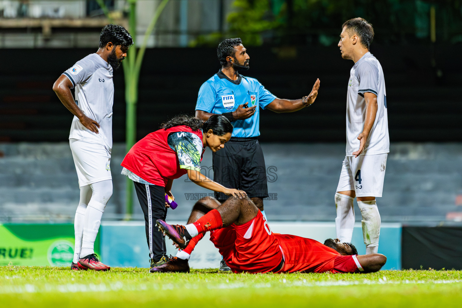 Club Eagles vs Club Green Streets in Dhivehi Premier League 2025/26 held in National Football Stadium, Male', Maldives on Wednesday, 1st September 2025. Photos: Areef Adam / Images.mv
