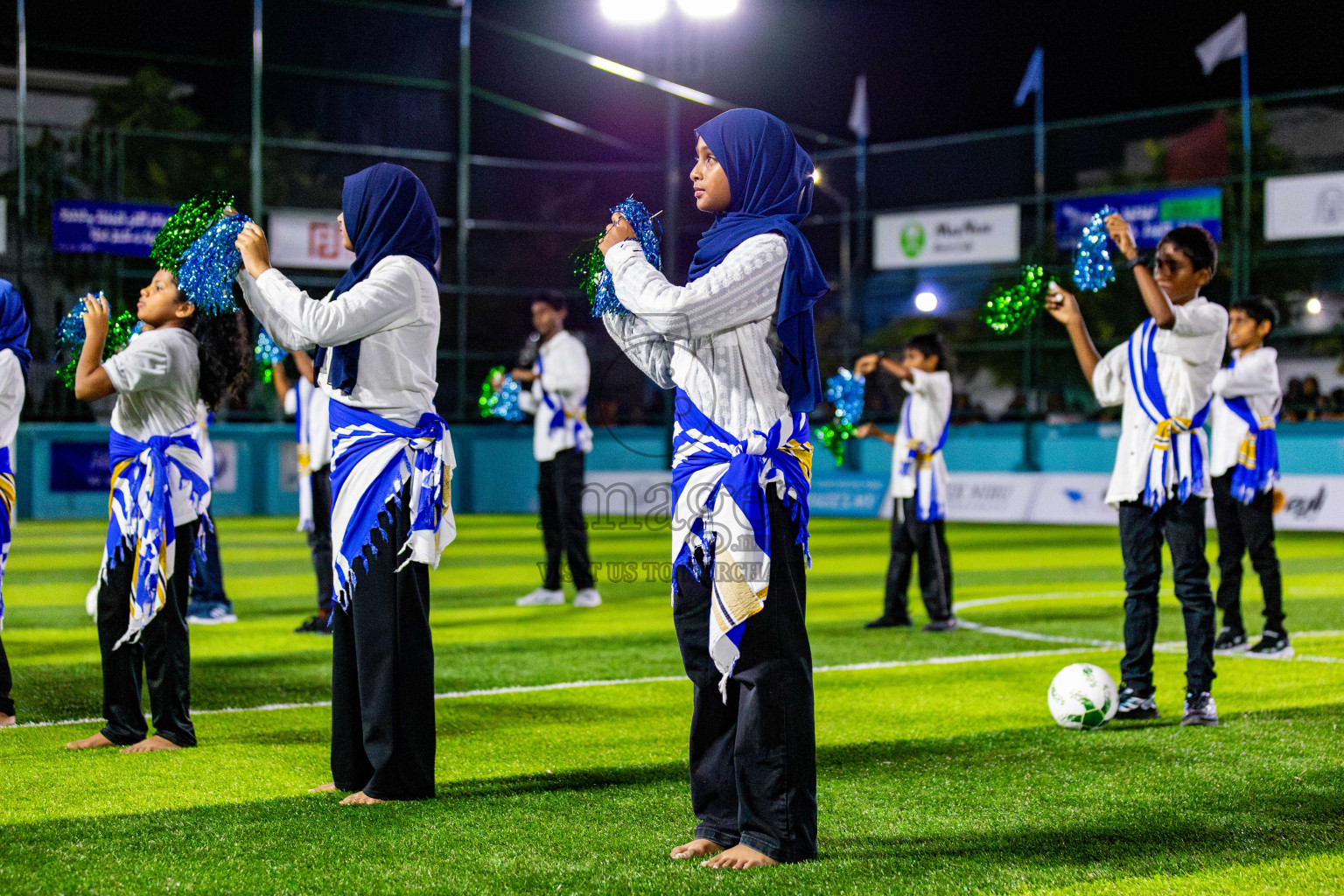 Comienzo fc vs The dee ess kay in Day 1 of Laamehi Dhiggaru Ekuveri Futsal Challenge 2025 was held on Thursday, 24th July 2025, at Dhiggaru Futsal Ground, Dhiggaru, Maldives Photos: Nausham Waheed / images.mv