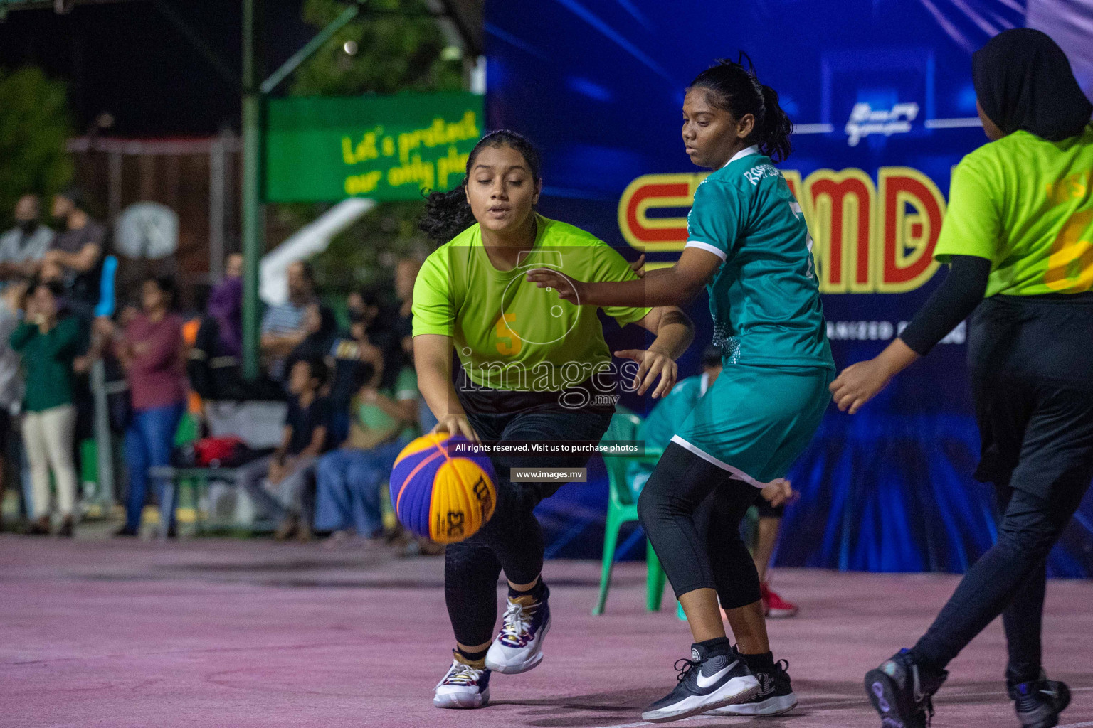 Day1 of Slamdunk by Sosal on 12th April 2023 held in Male'. Photos: Nausham waheed /images.mv