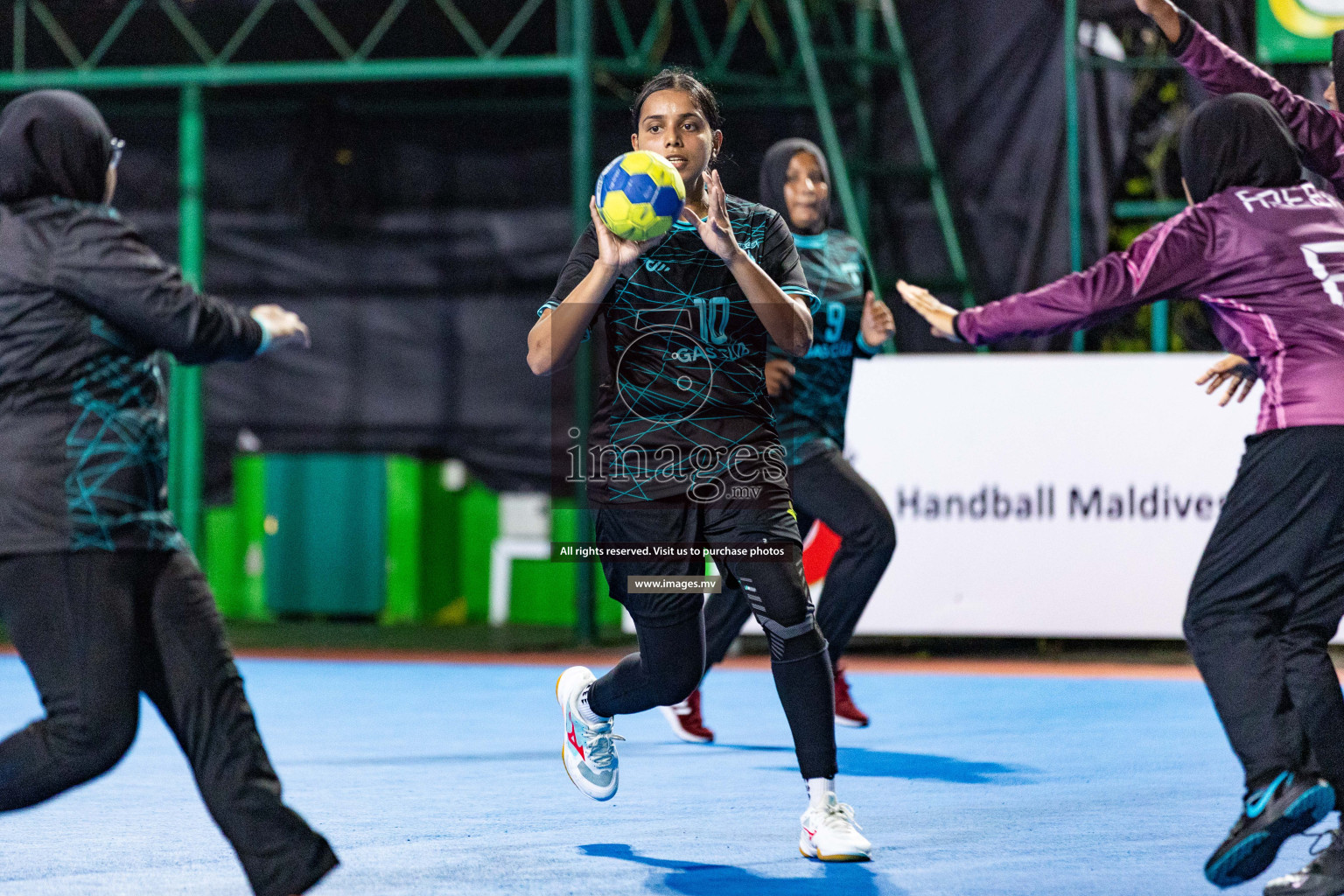 Day 2 of 7th Inter-Office/Company Handball Tournament 2023, held in Handball ground, Male', Maldives on Saturday, 17th September 2023 Photos: Nausham Waheed/ Images.mv