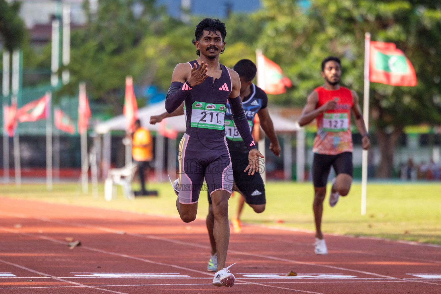 Day 2 of 33rd National Athletics Championship was held in Ekuveni Track at Male', Maldives on Friday, 6th September 2024.
Photos: Ismail Thoriq  / images.mv