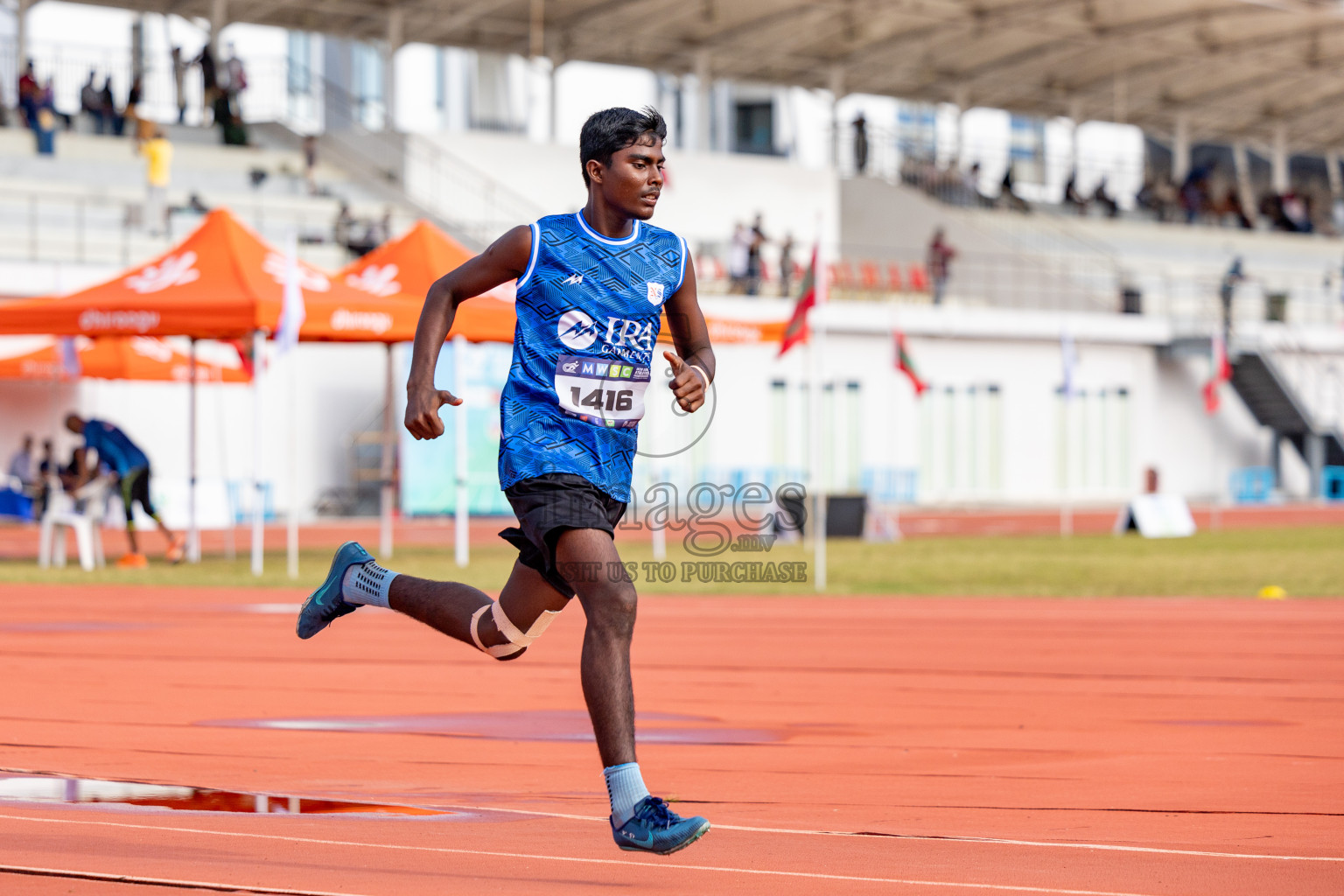 Day 2 of MWSC Interschool Athletics Championships 2024 held in Hulhumale Running Track, Hulhumale, Maldives on Sunday, 10th November 2024. 
Photos by:  Hassan Simah / Images.mv