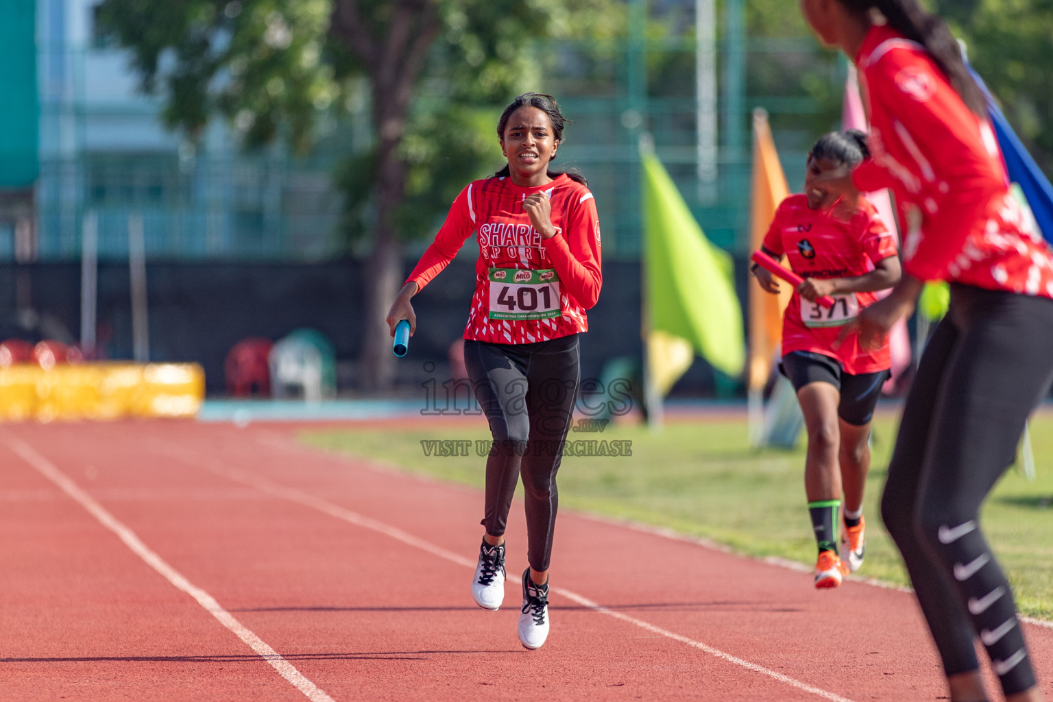 Day 4 of MILO Athletics Association Championship was held on Friday, 8th March 2024 in Male', Maldives. Photos: Hasna Hussain