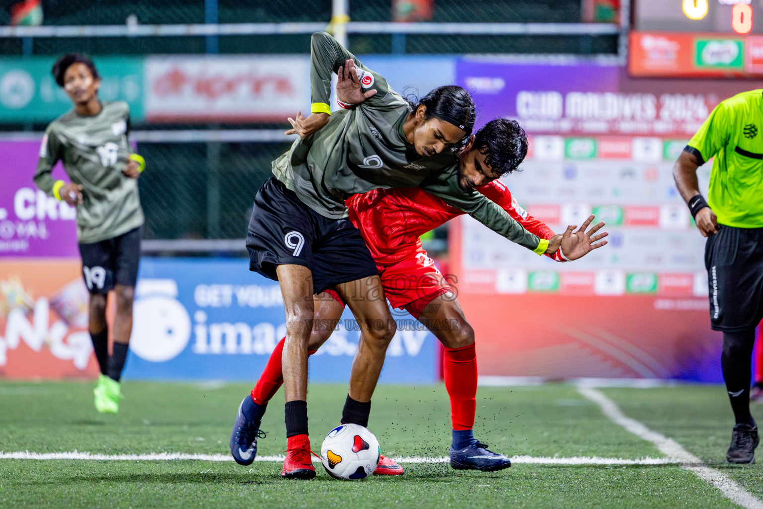 Ooredoo Maldives vs Fahi Rc in Club Maldives Cup 2024 held in Rehendi Futsal Ground, Hulhumale', Maldives on Tuesday, 25th September 2024. Photos: Nausham Waheed/ images.mv