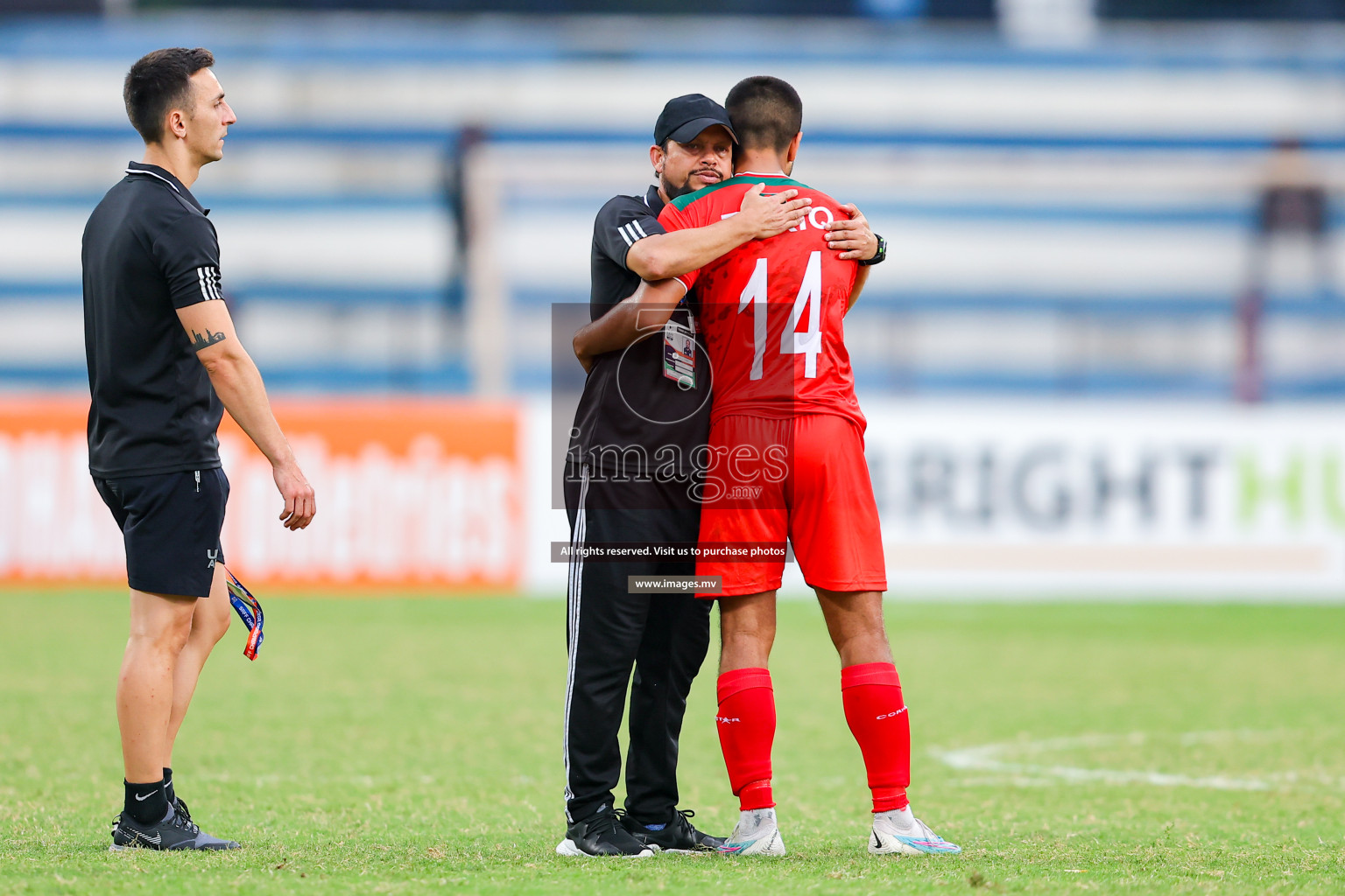 Kuwait vs Bangladesh in the Semi-final of SAFF Championship 2023 held in Sree Kanteerava Stadium, Bengaluru, India, on Saturday, 1st July 2023. Photos: Nausham Waheed, Hassan Simah / images.mv