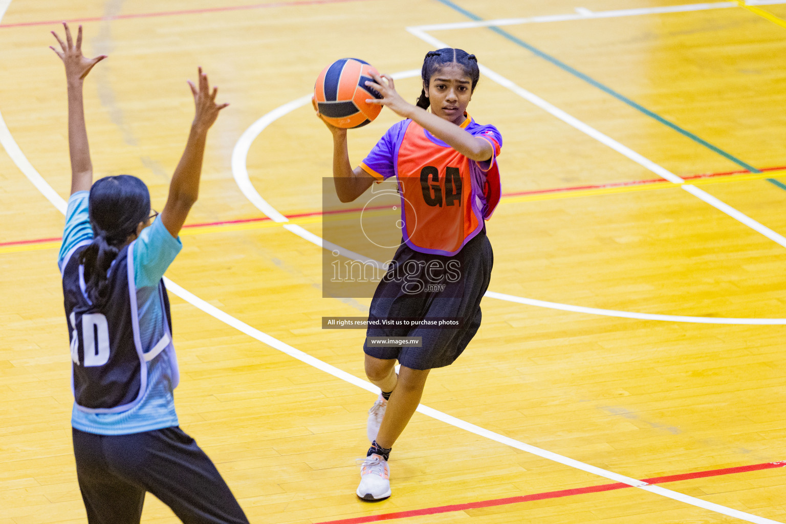 Day2 of 24th Interschool Netball Tournament 2023 was held in Social Center, Male', Maldives on 28th October 2023. Photos: Nausham Waheed / images.mv