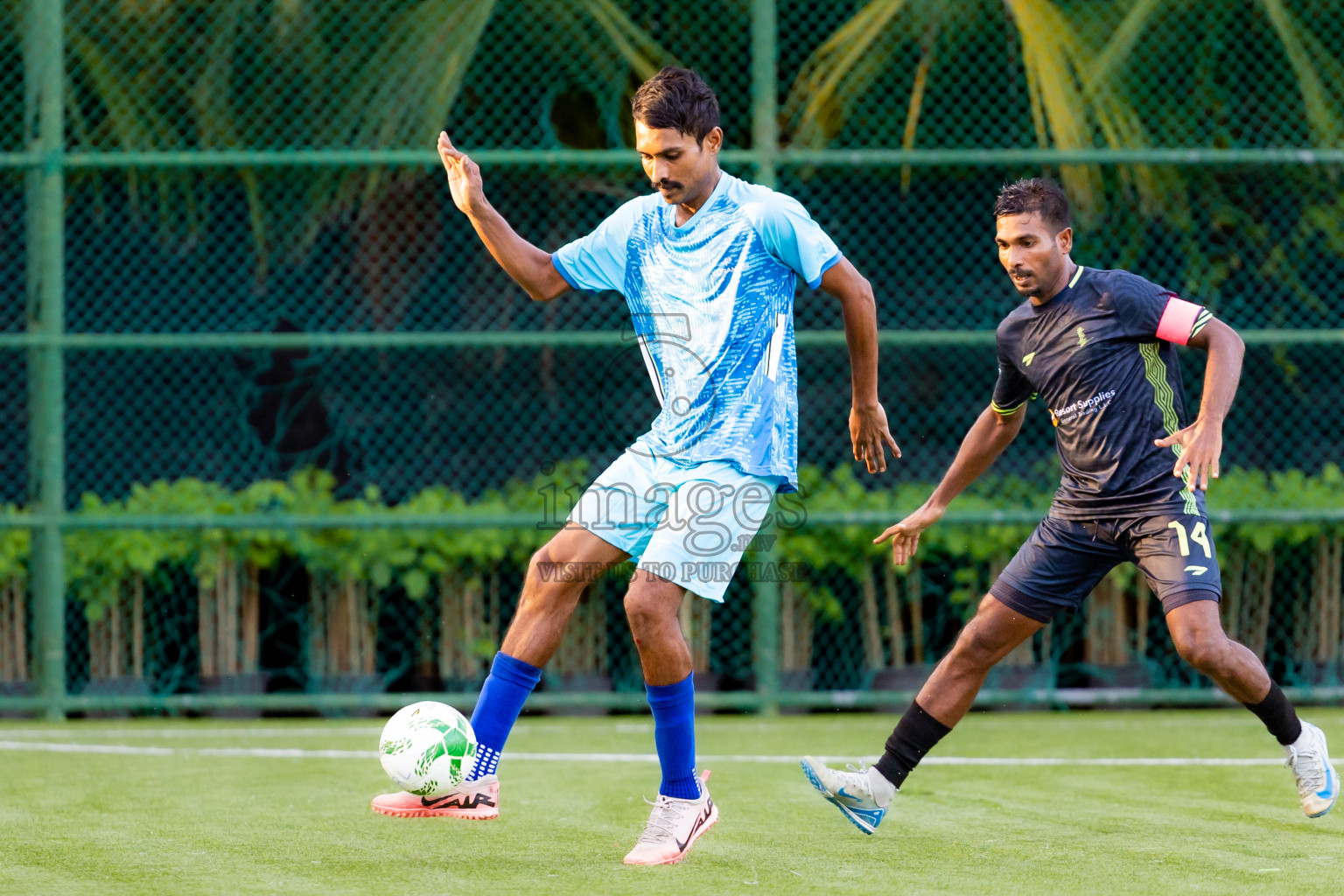 Kuramathi vs Lily Beach in Day 3 of Resort League 2025 (Ari Zone) was held on Sunday, 22nd June 2025 in Conrad Maldives Rangali Island, Alif Dhaalu Atoll, Maldives. Photos: Nausham Waheed / images.mv