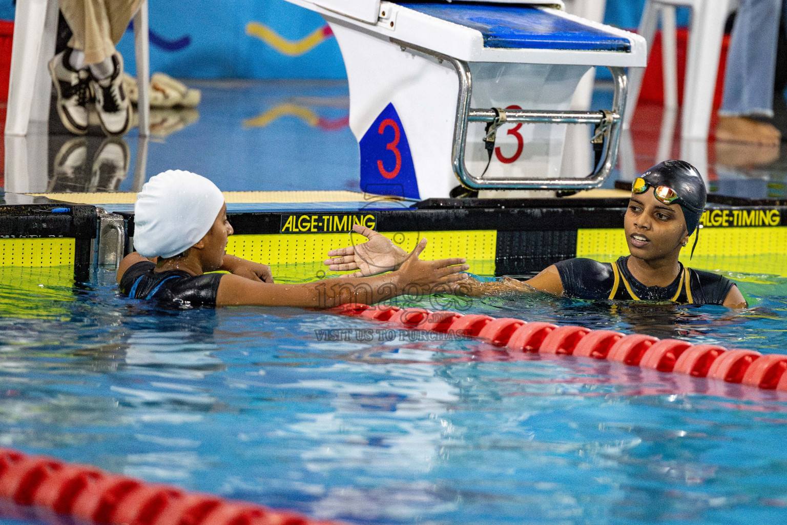 Day 5 of National Swimming Competition 2024 held in Hulhumale', Maldives on Tuesday, 17th December 2024. Photos: Hassan Simah / images.mv