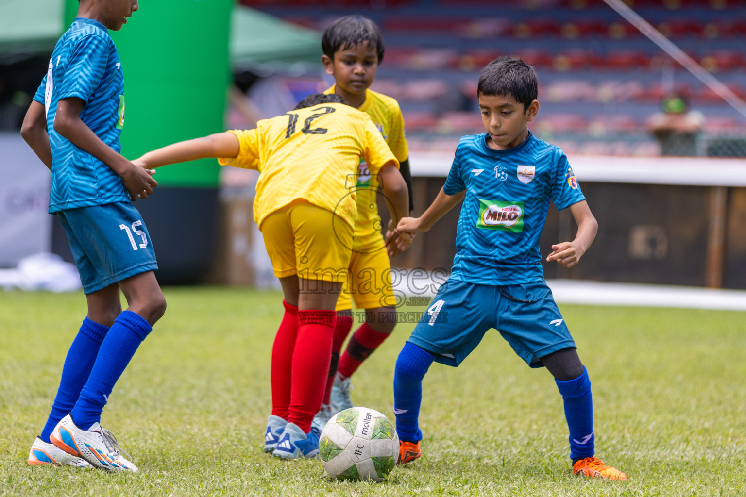 Day 2 of MILO Kids Football Fiesta was held at National Stadium in Male', Maldives on Saturday, 24th February 2024.