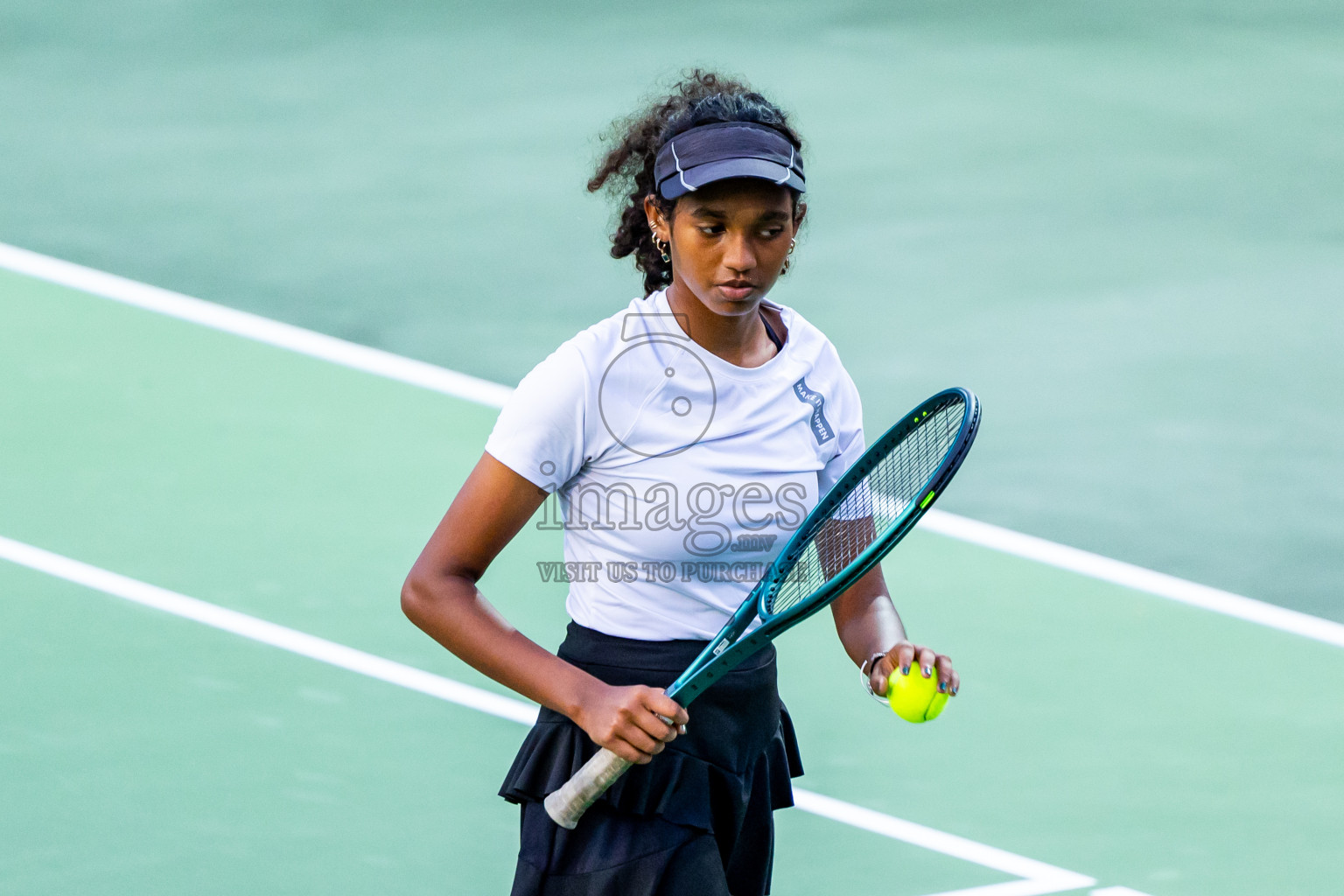 Day 5 of ATF Maldives Junior Open Tennis was held in Male' Tennis Court, Male', Maldives on Monday, 16th December 2024. Photos: Nausham Waheed/ images.mv