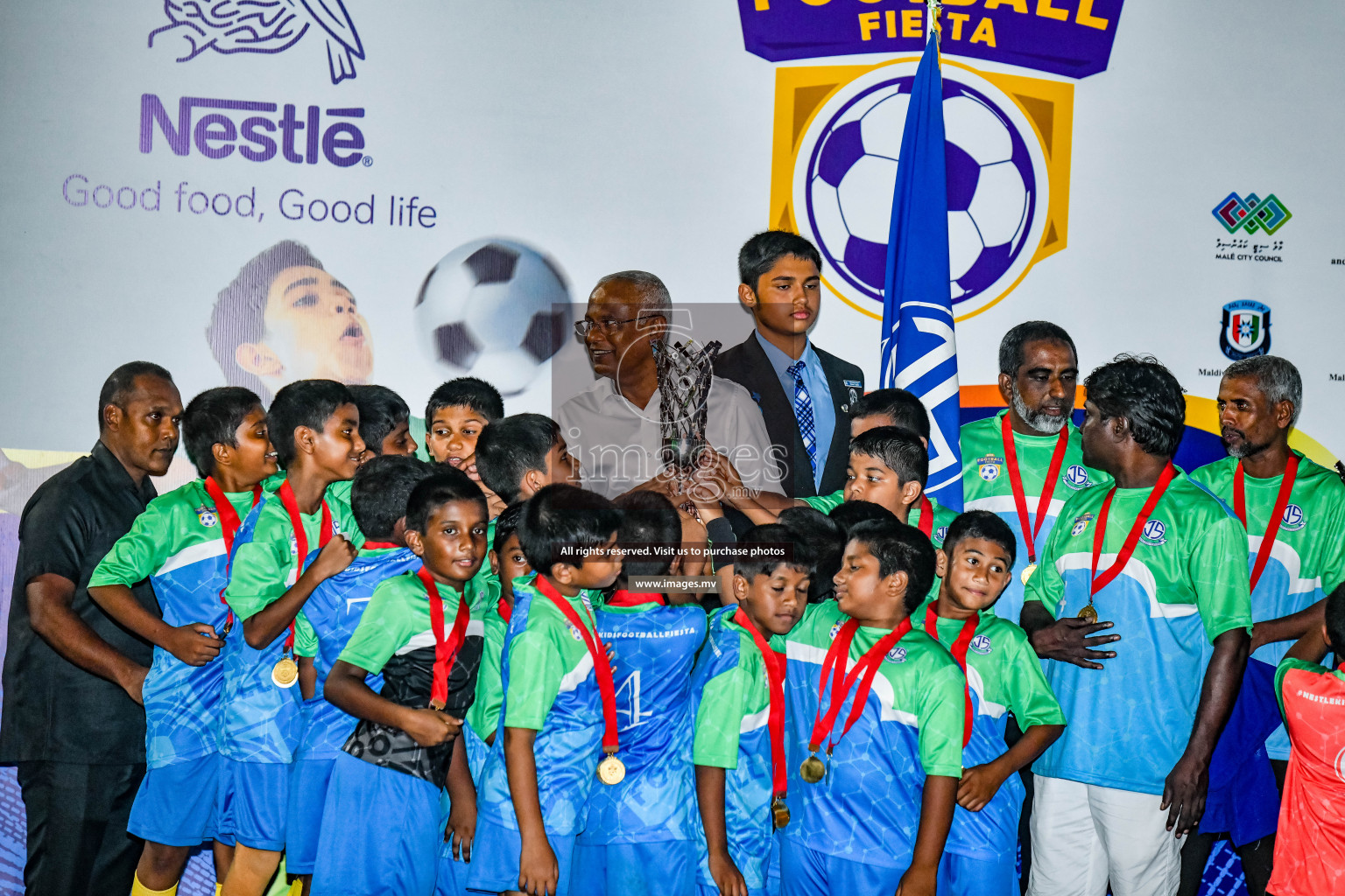 Day 4 of Milo Kids Football Fiesta 2022 was held in Male', Maldives on 22nd October 2022. Photos: Nausham Waheed / images.mv