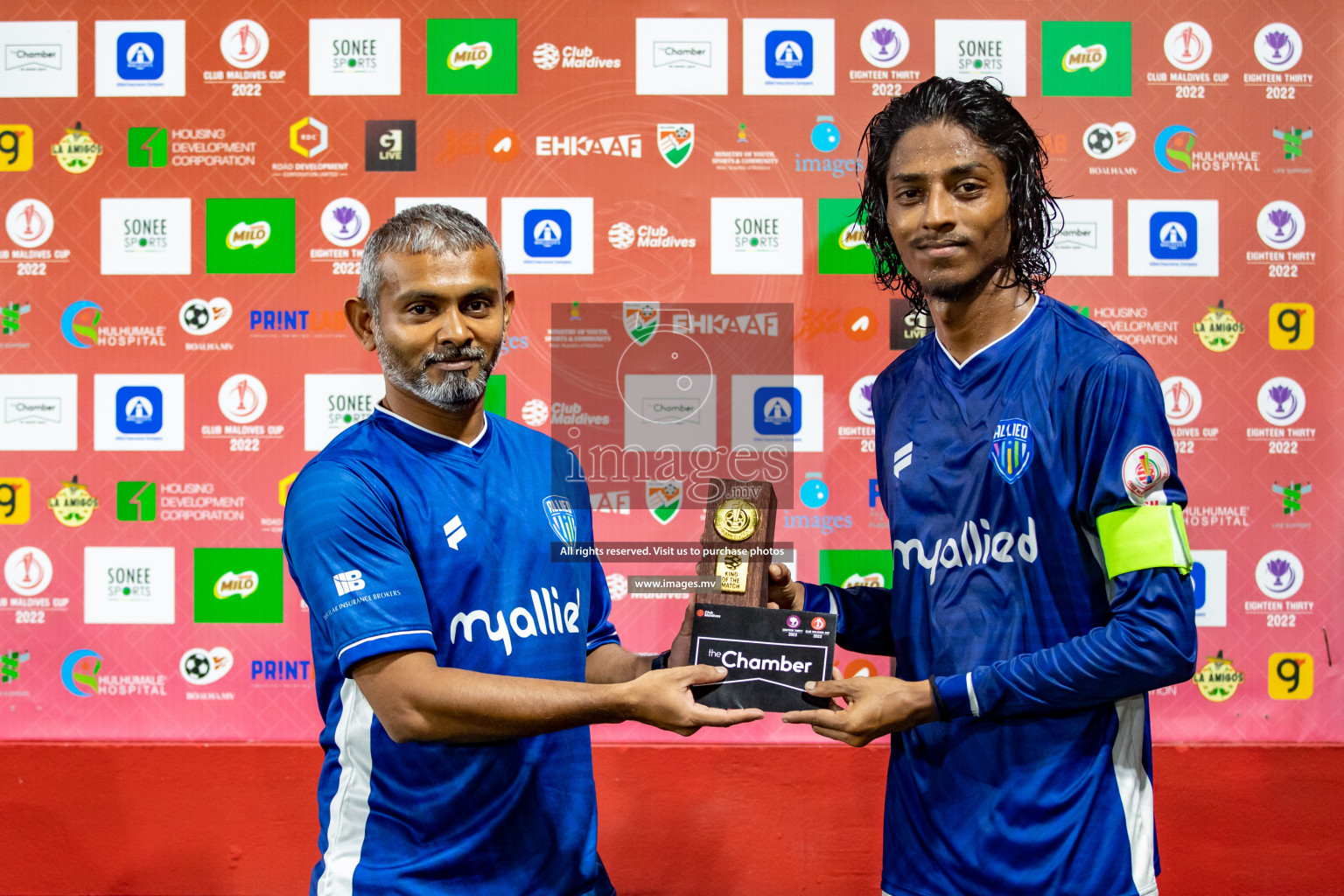 Club Immigration vs Team Allied in Club Maldives Cup 2022 was held in Hulhumale', Maldives on Thursday, 20th October 2022. Photos: Hassan Simah/ images.mv