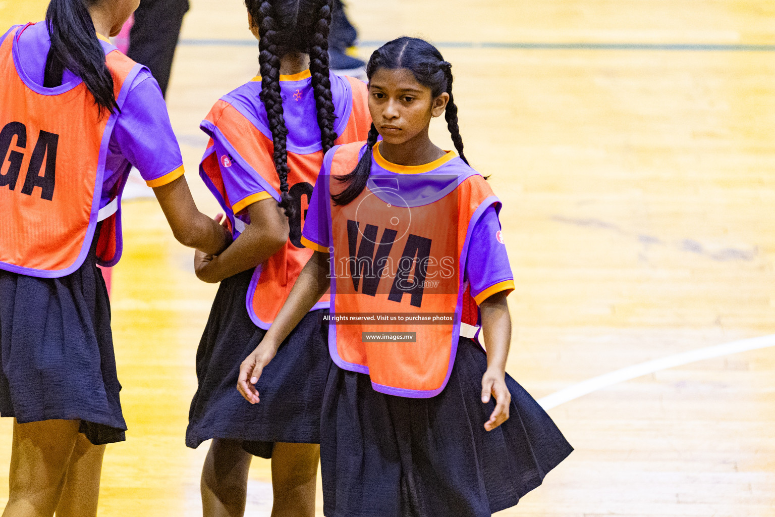 Day2 of 24th Interschool Netball Tournament 2023 was held in Social Center, Male', Maldives on 28th October 2023. Photos: Nausham Waheed / images.mv