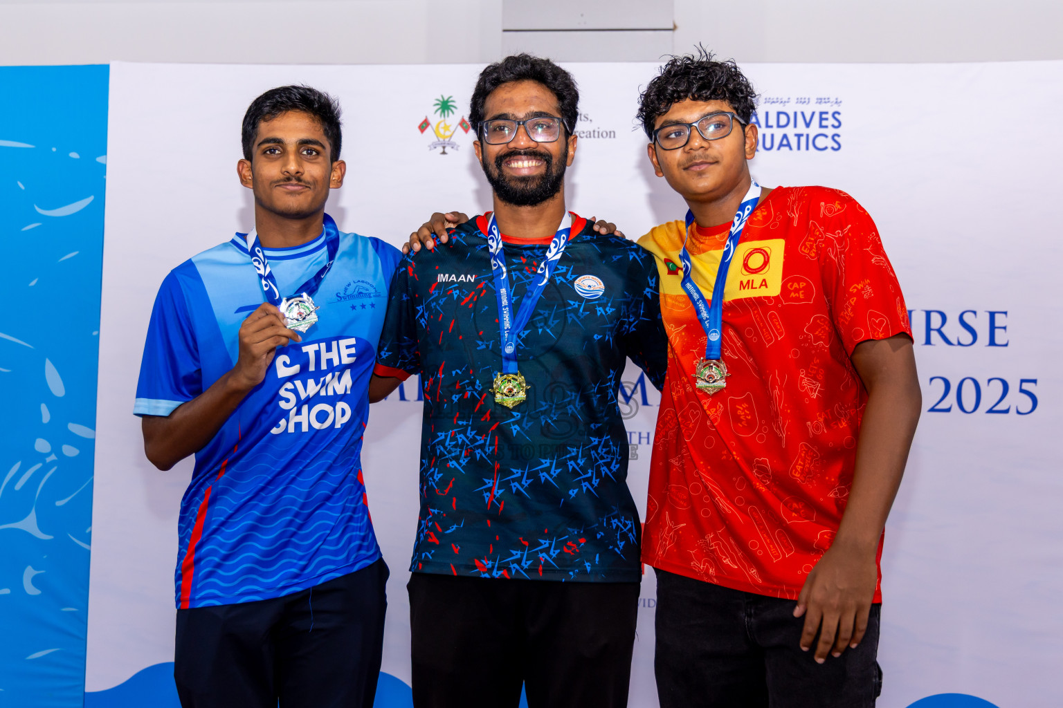 Closing Ceremony of 1st National Short Course Swimming Competition held in Hulhumale', Maldives on Thursday, 19th June 2025. Photos: Nausham Waheed / images.mv