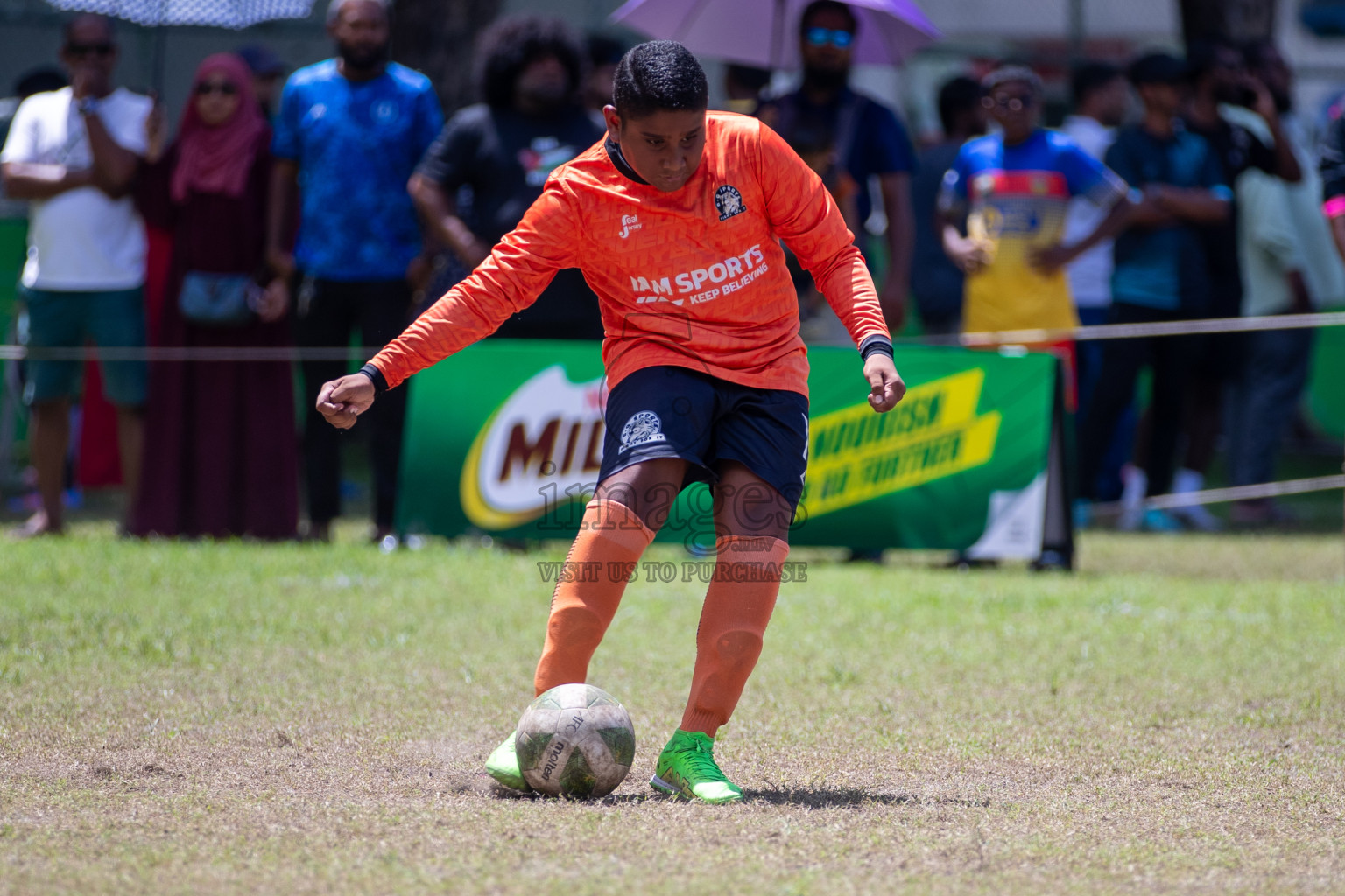 Day 3 of MILO Academy Championship 2024 - U12 was held at Henveiru Grounds in Male', Maldives on Saturday, 6th July 2024. Photos: Mohamed Mahfooz Moosa / images.mv