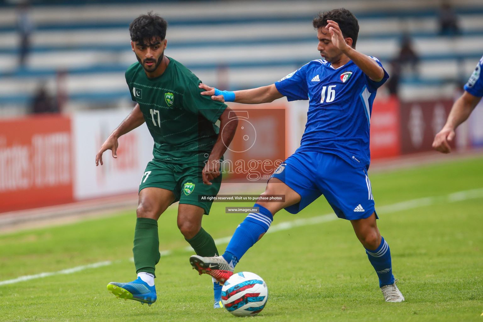 Pakistan vs Kuwait in SAFF Championship 2023 held in Sree Kanteerava Stadium, Bengaluru, India, on Saturday, 24th June 2023. Photos: Nausham Waheedh / images.mv