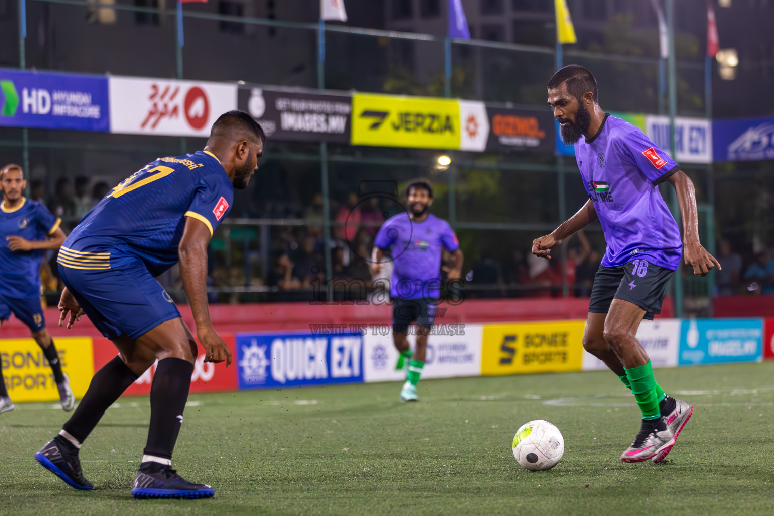 HDh Kulhudhuffushi vs HDh Neykurendhoo in Day 10 of Golden Futsal Challenge 2024 was held on Tuesday, 23rd January 2024, in Hulhumale', Maldives
Photos: Ismail Thoriq / images.mv