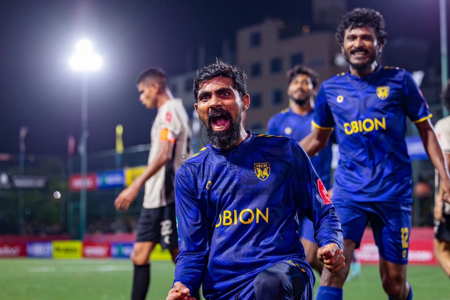 B Eydhafushi vs Lh Kurendhoo on Day 34 of Golden Futsal Challenge 2024 was held on Monday, 19th February 2024, in Hulhumale', Maldives
Photos: Mohamed Mahfooz Moosa / images.mv