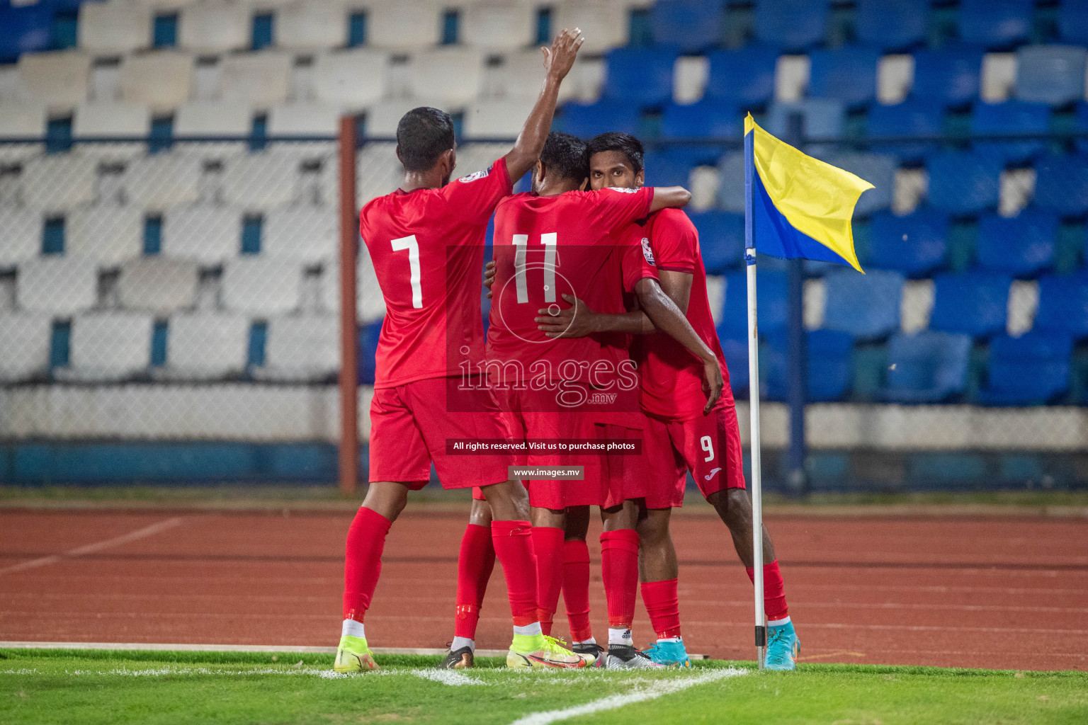 Maldives vs Bhutan in SAFF Championship 2023 held in Sree Kanteerava Stadium, Bengaluru, India, on Wednesday, 22nd June 2023. Photos: Nausham Waheed / images.mv