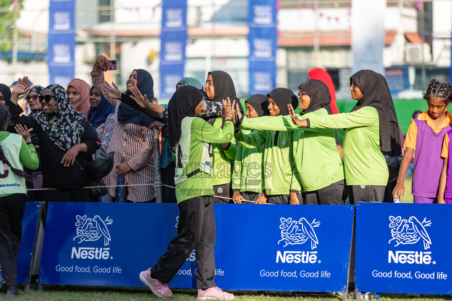 Day 3 of Nestle' Kids Netball Fest 2023 held in Henveyru Stadium, Male', Maldives on Saturday, 2nd December 2023.
Photos: Ismail Thoriq / images.mv