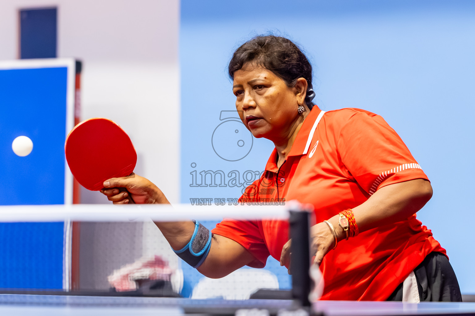 Day 2 of 1st Thoddoo Masters Table Tennis Tournament was held on Friday, 22nd August 2025 in AA Thoddoo, Maldives. Photos: Nausham Waheed / images.mv