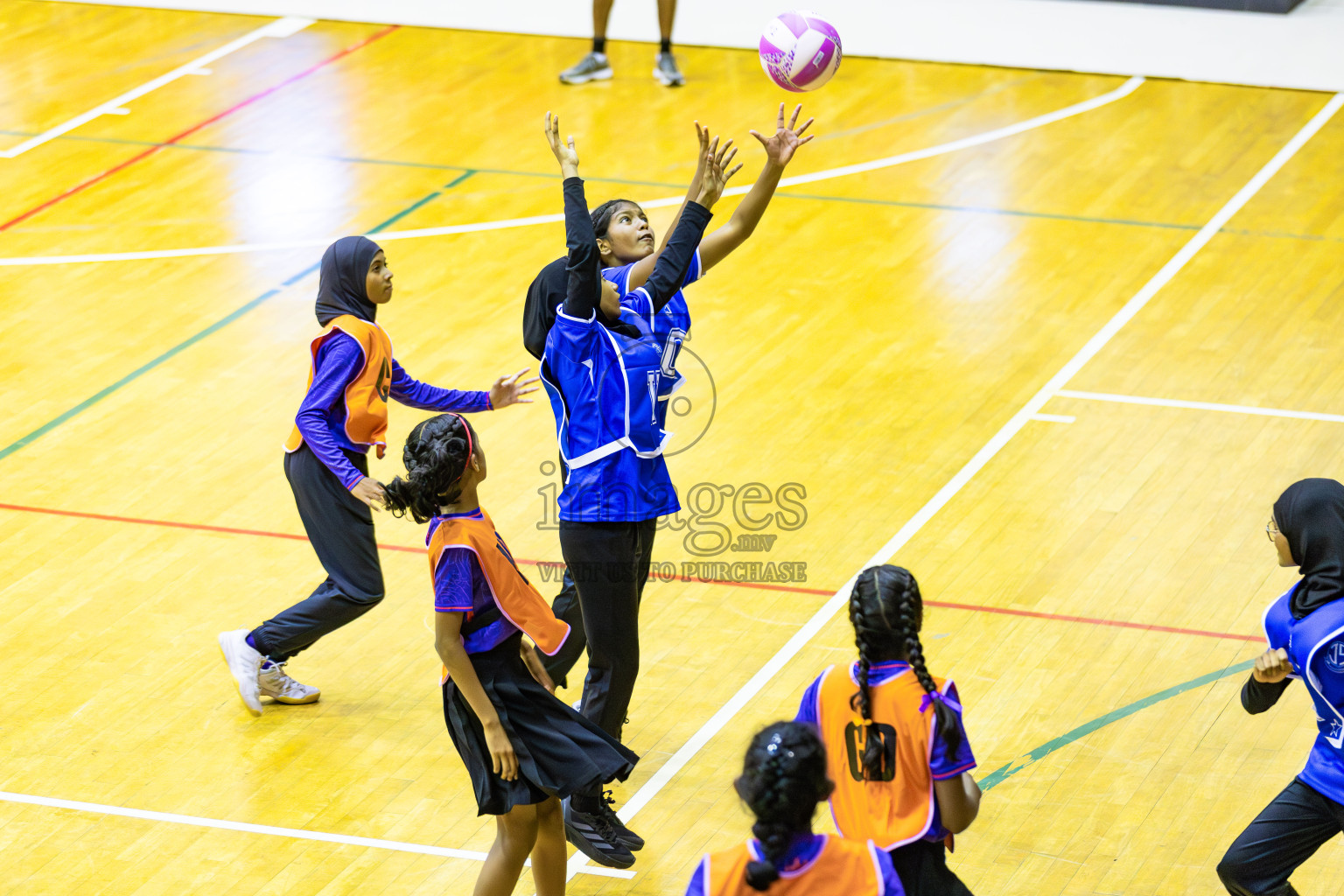 Day 1 of Inter-School Netball Tournament 2025 was held in Social Center Indoor Hall on Saturday, 18th October 2025. Photos: Areef Adam / images.mv