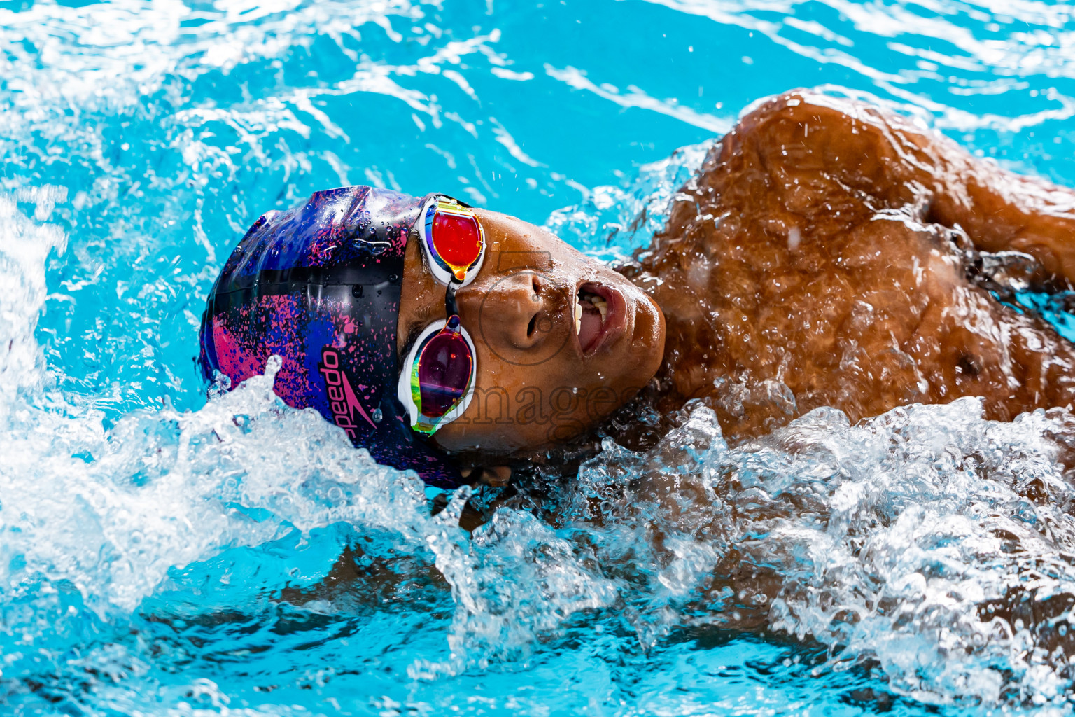 Day 2 of National Swimming Competition 2024 held in Hulhumale', Maldives on Saturday, 14th December 2024. Photos: Nausham Waheed / images.mv