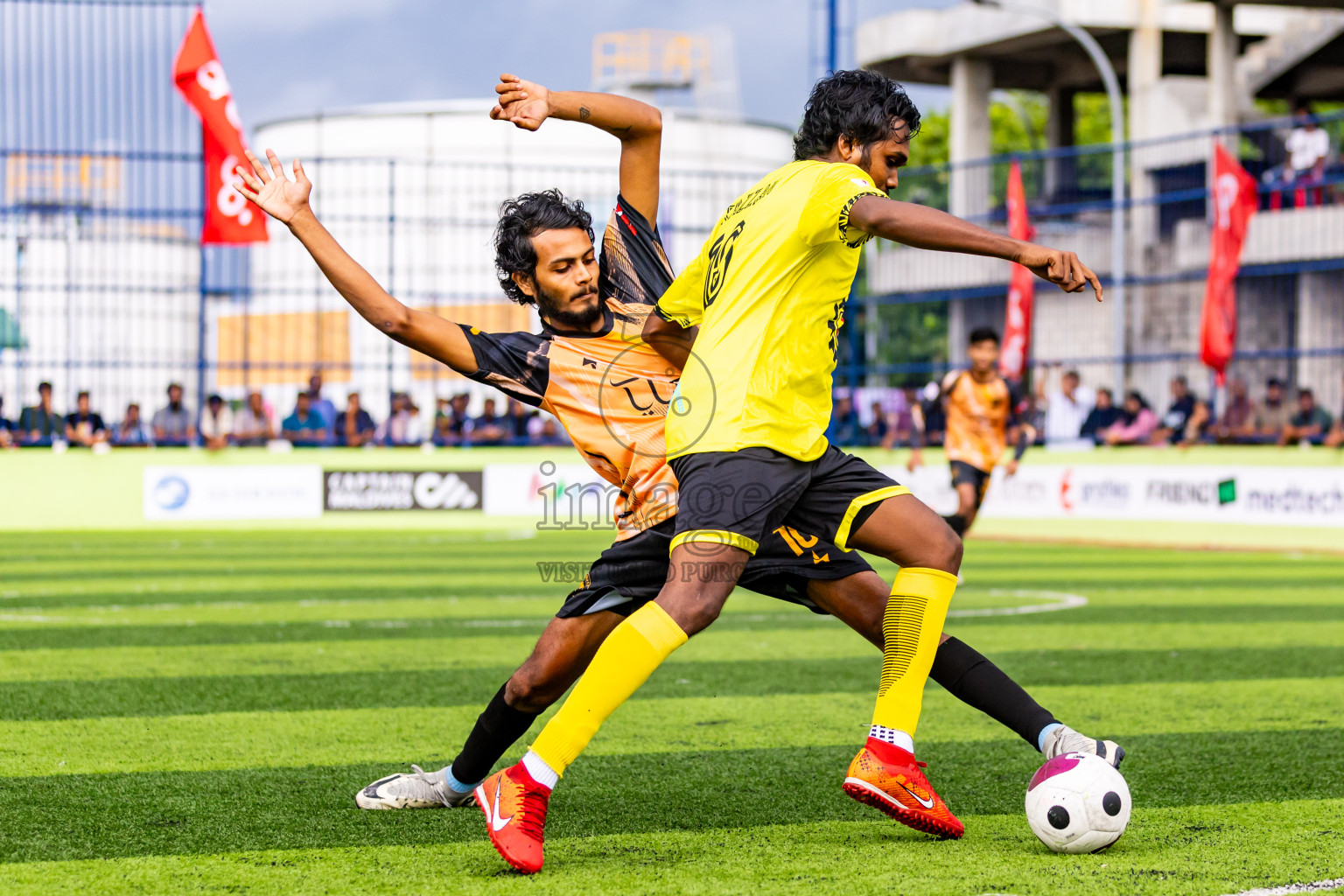 Vela Sports Club  vs All Wolves in Day 6 of Eydhafushi Futsal Cup 2024 was held on Saturday, 13th April 2024, in B Eydhafushi, Maldives Photos: Nausham Waheed / images.mv