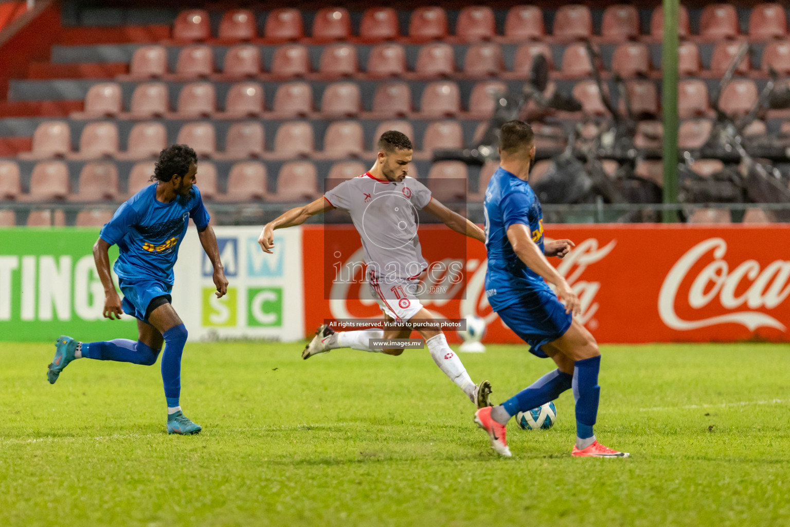 Kuda Henveiru United vs Buru Sports Club in 2nd Division 2022 on 14th July 2022, held in National Football Stadium, Male', Maldives Photos: Hassan Simah / Images.mv