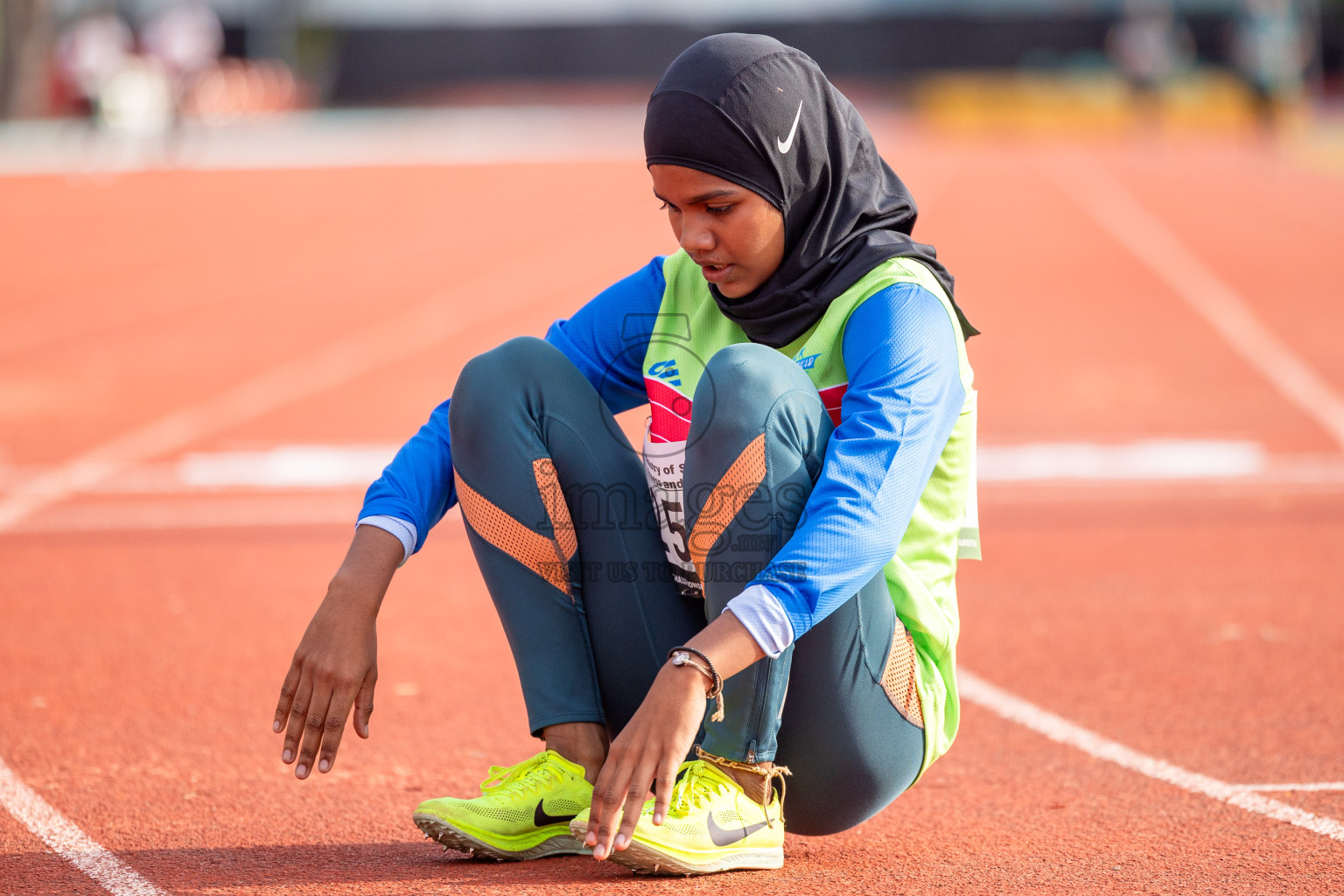 Day 2 of 33rd National Athletics Championship was held in Ekuveni Track at Male', Maldives on Friday, 6th September 2024. Photos: Shuu Abdul Sattar / images.mv