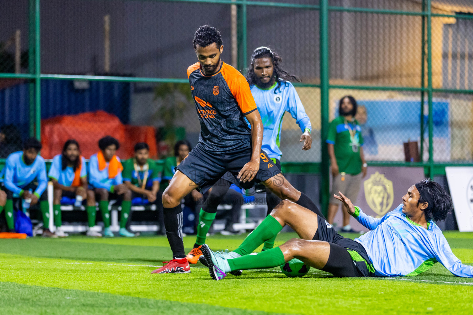 Baakee Sports Club vs FC Calms in Day 1 of BG Futsal Challenge 2024 was held on Thursday, 12th March 2024, in Male', Maldives Photos: Nausham Waheed / images.mv