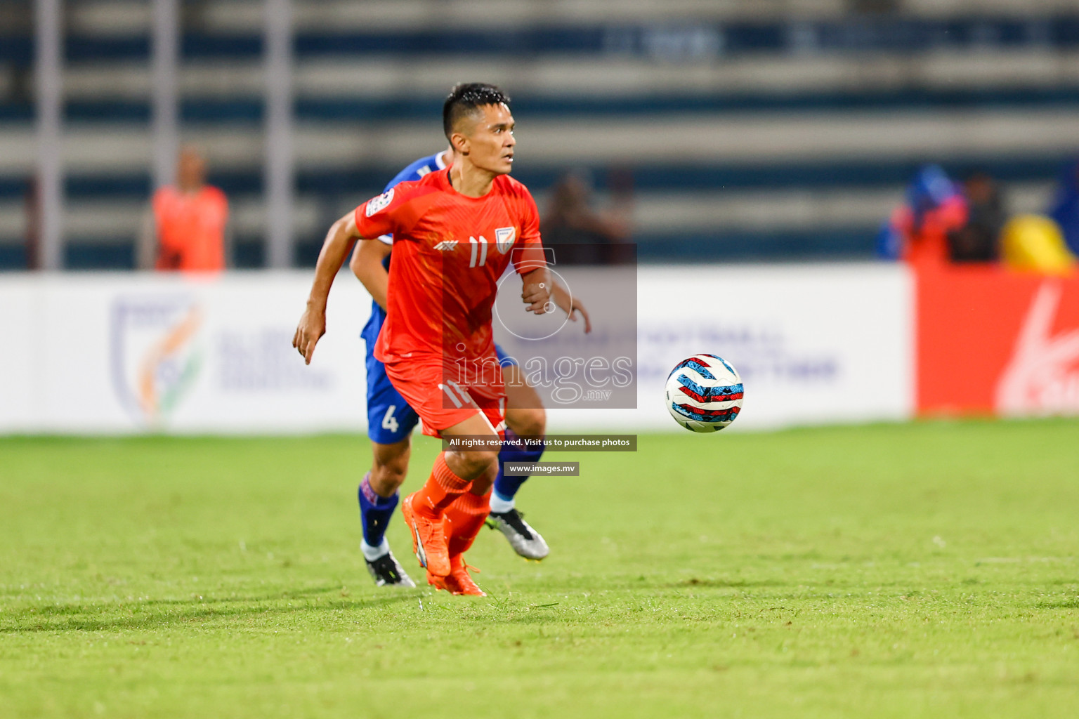 Nepal vs India in SAFF Championship 2023 held in Sree Kanteerava Stadium, Bengaluru, India, on Saturday, 24th June 2023. Photos: Nausham Waheed, Hassan Simah / images.mv