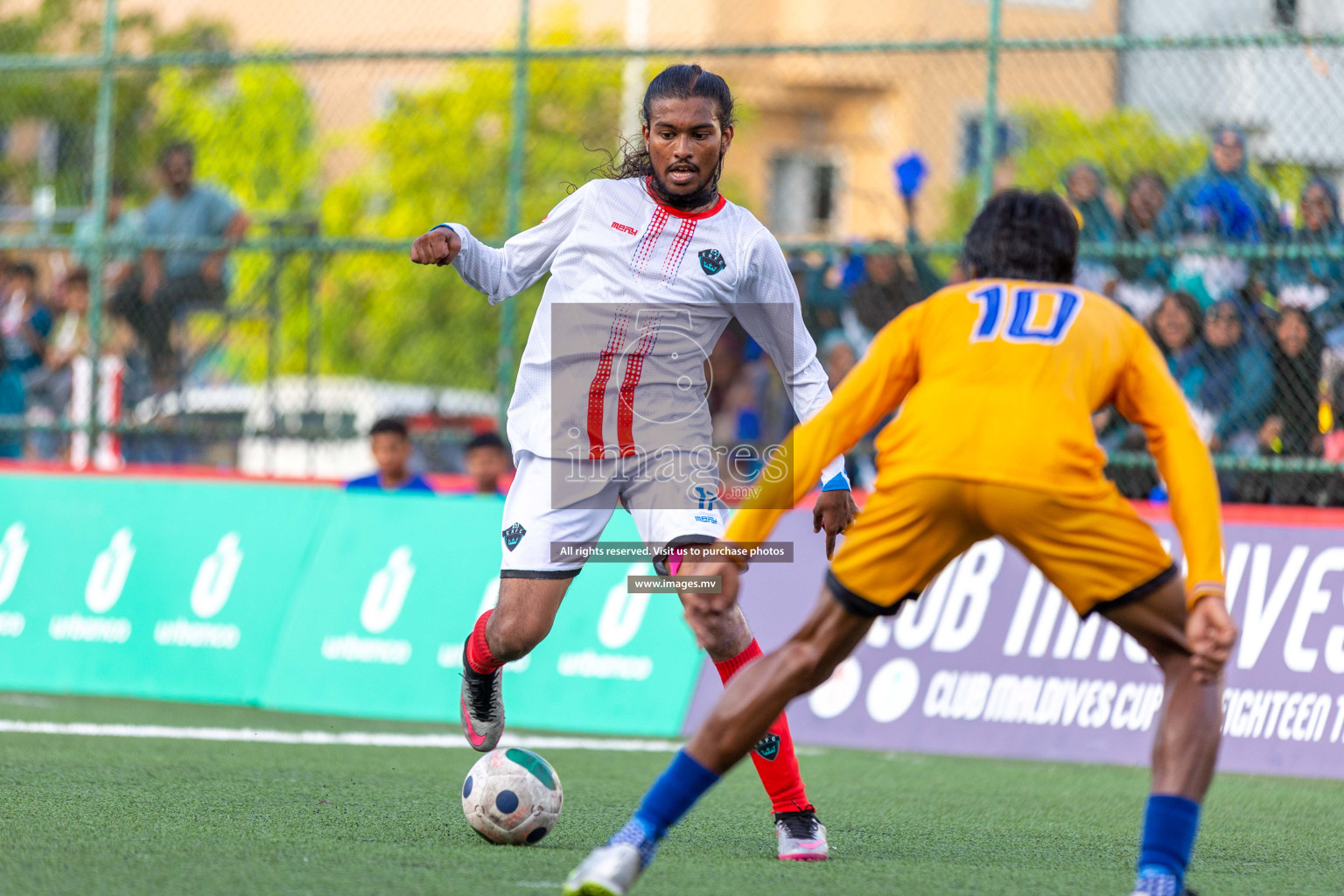 Customs RC vs ERFC in Club Maldives Cup 2023 held in Hulhumale, Maldives, on Monday, 24th July 2023. Photos: Ismail Thoriq / images.mv